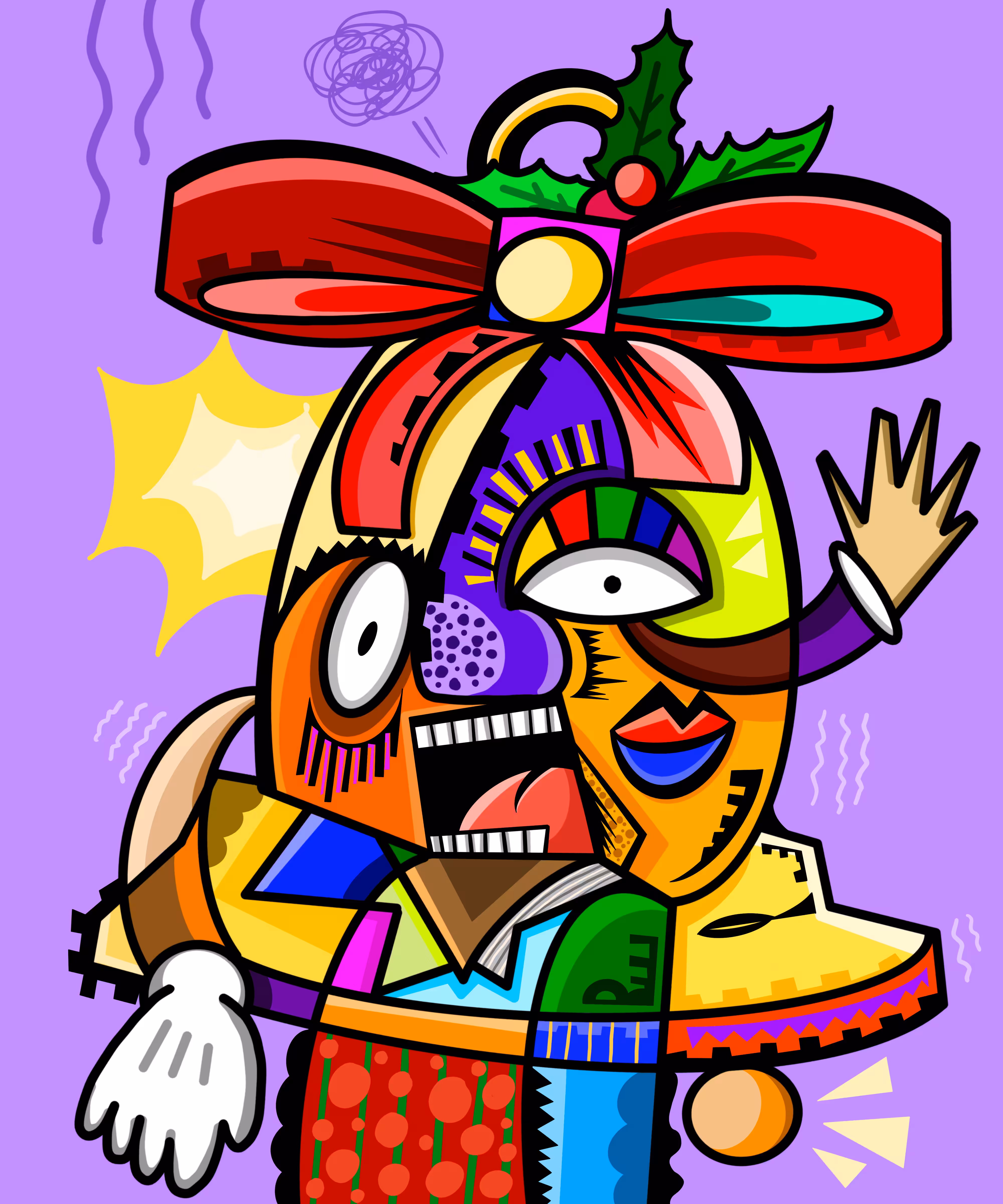 children's art development: bell