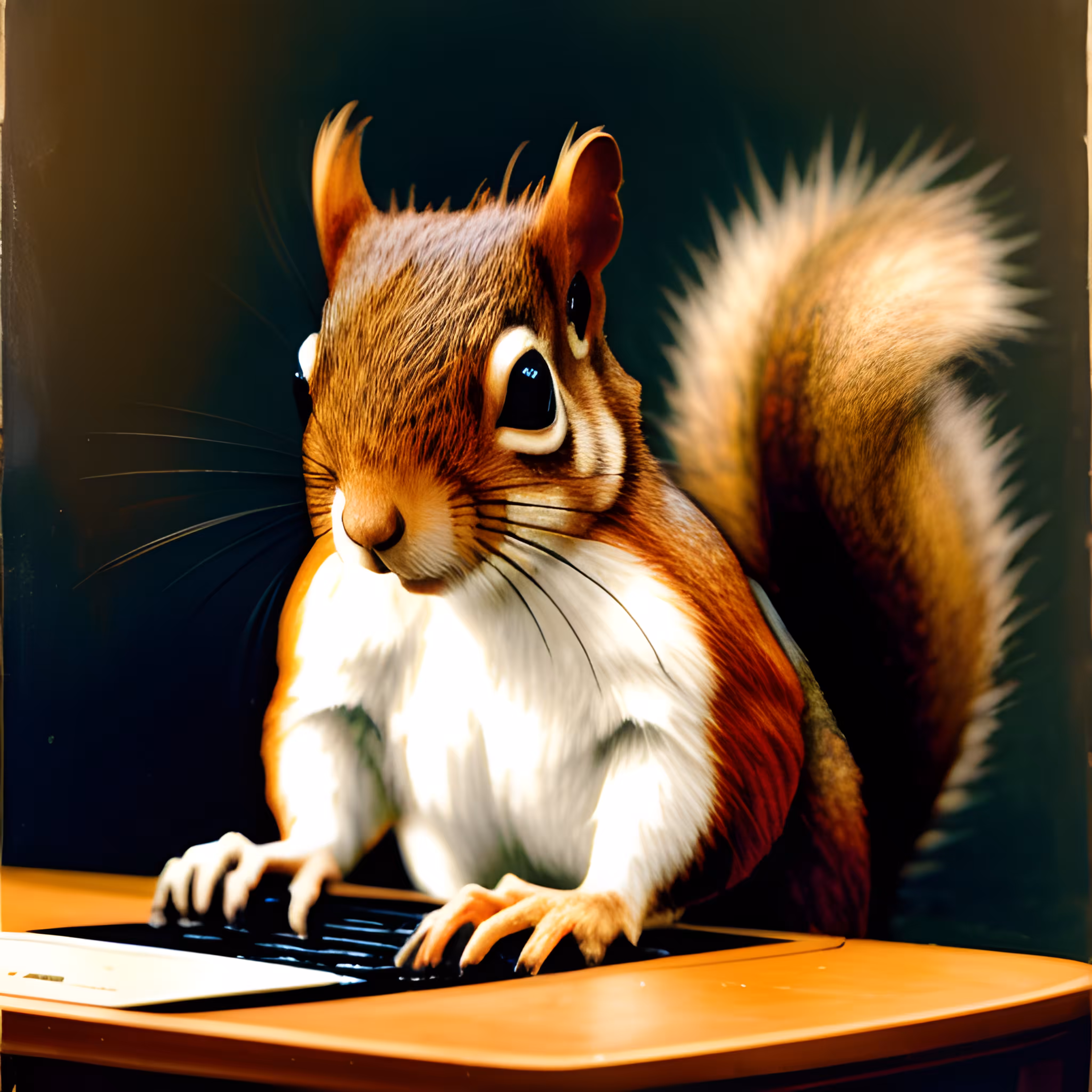 Typing Squirrel