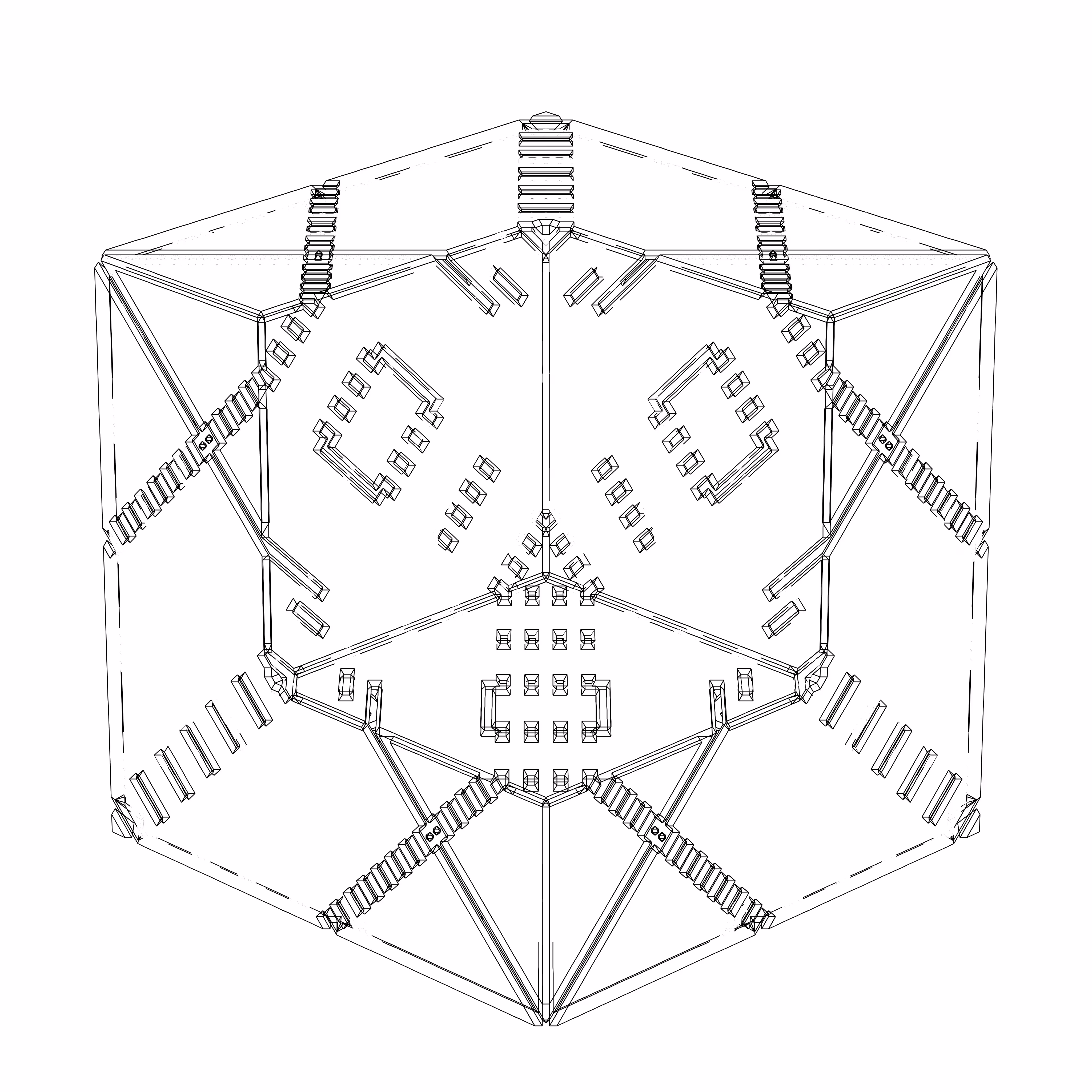 LL21 Alien Art Cube #47