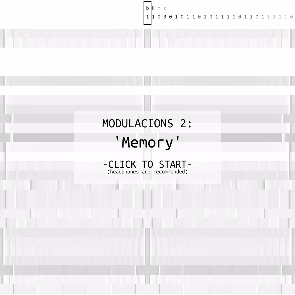 Modulacions 2: 'Memory' (audio) #83