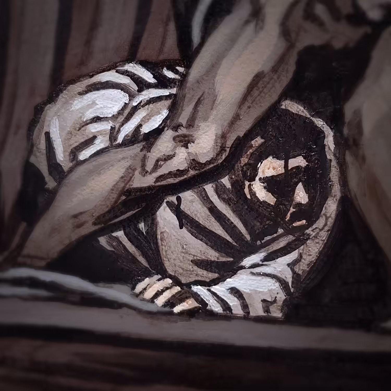 355 - A soul on the way to the underworld in Charon's boat 3