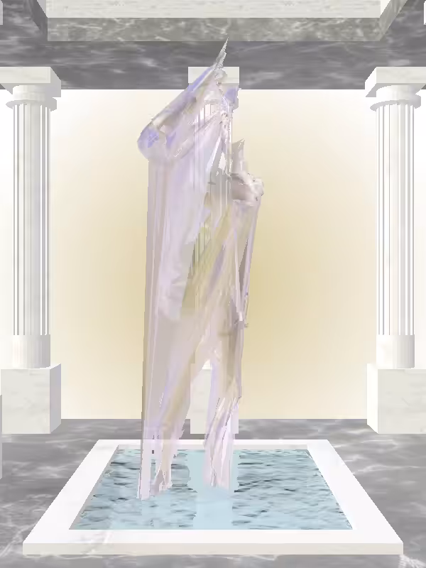 The Fading Arguing Shimmery Violet Garden Man #834