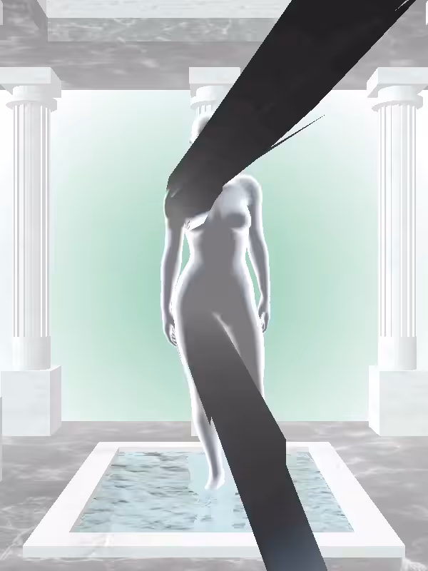 HeavenComputer: The Plotting Luminescent Chrome Woman #3810