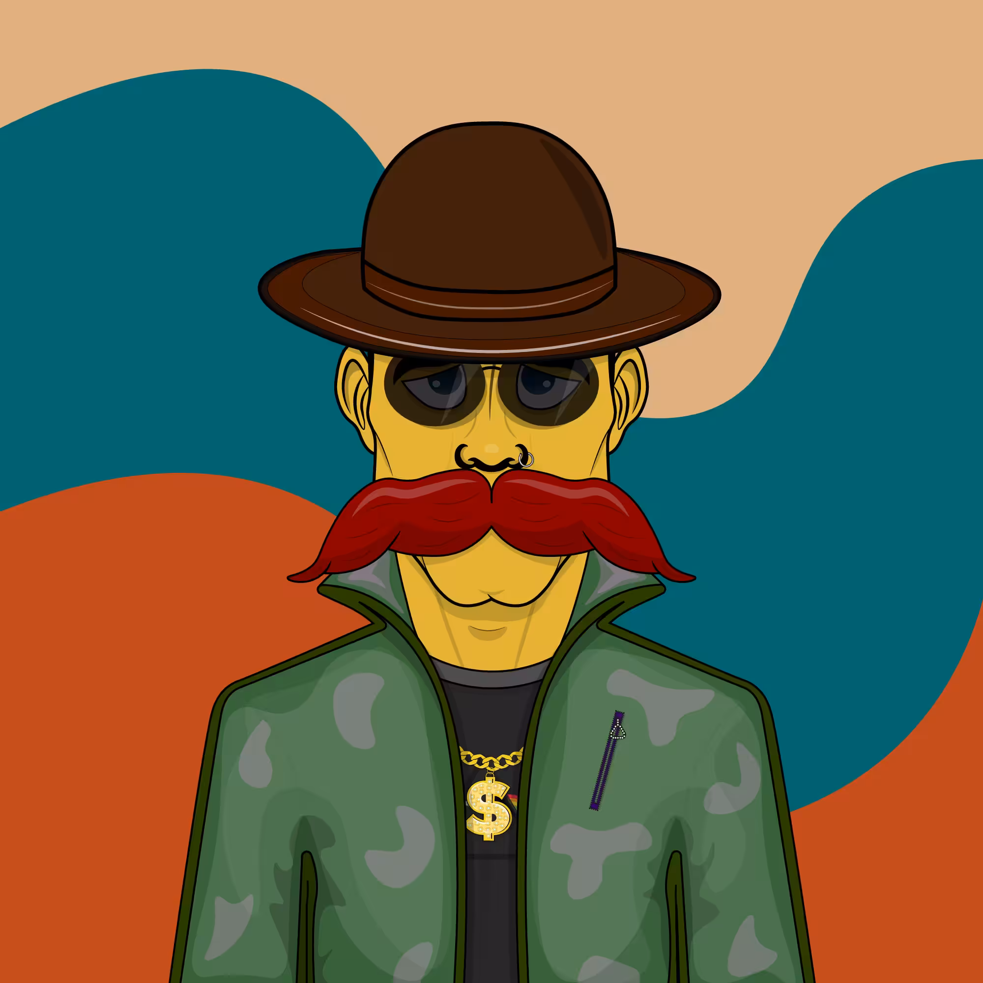 Mustachioed #112