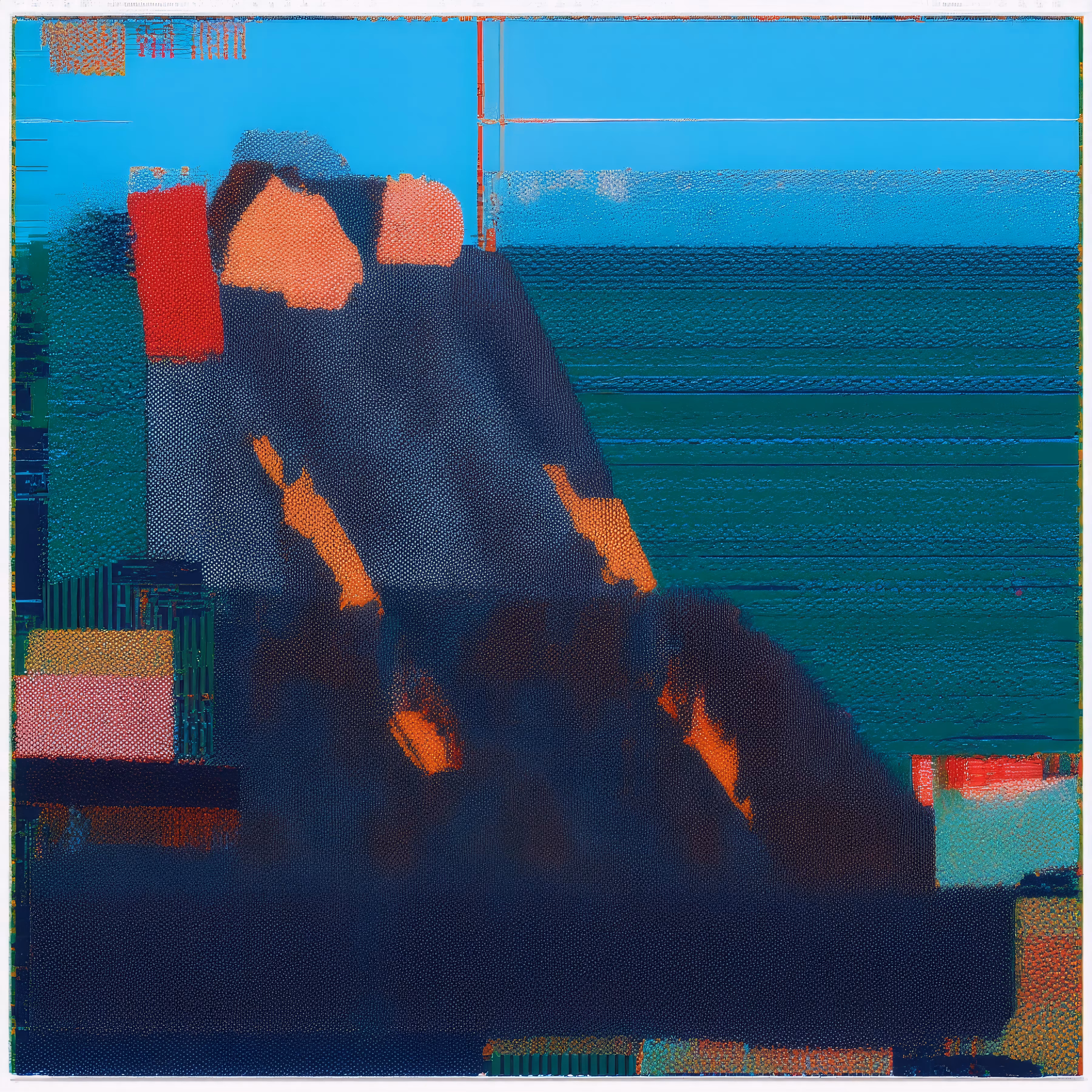 Figurative Mesh Painting VIII