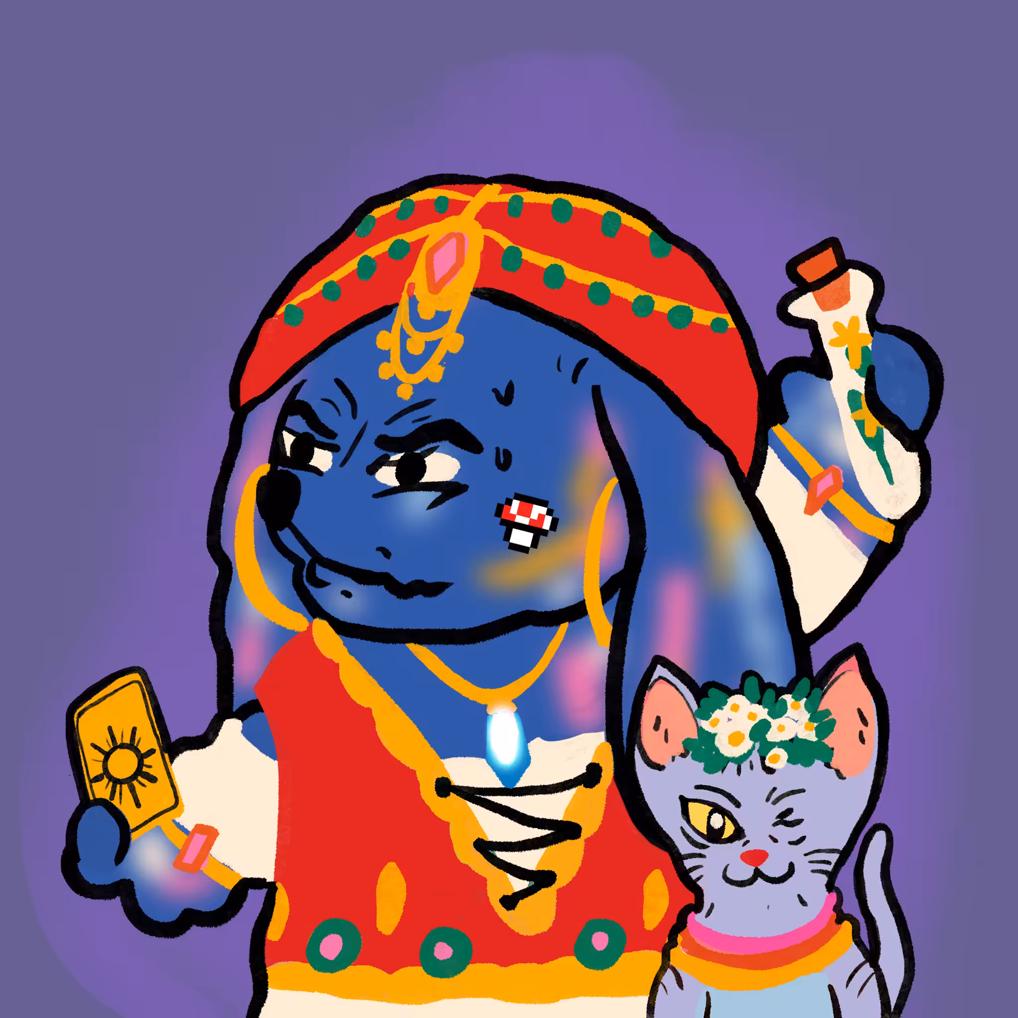 DIGGY TAROT READER COSTUME