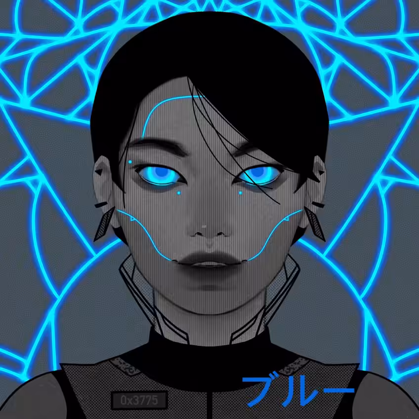 Blue / Dark Android