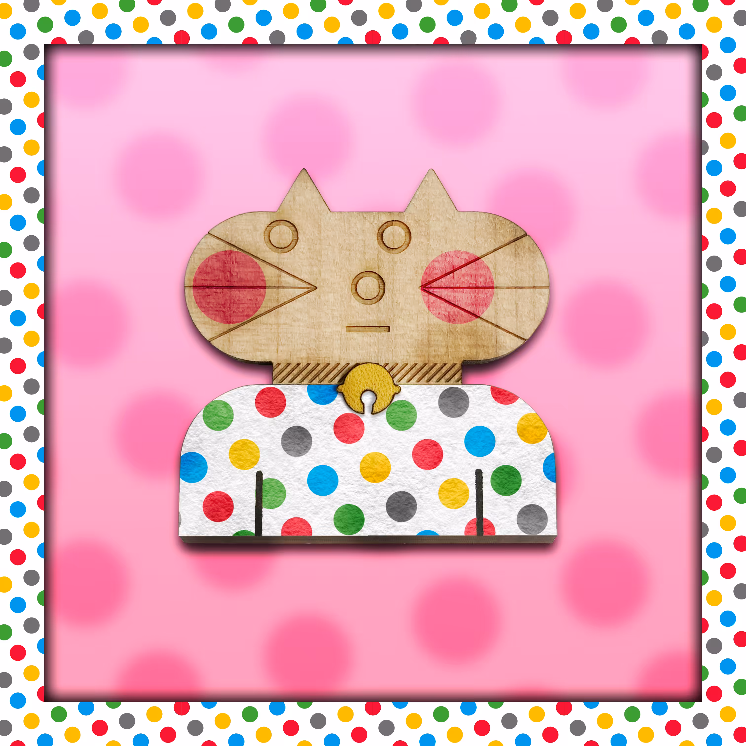 Pattern cat #035_Polkadot