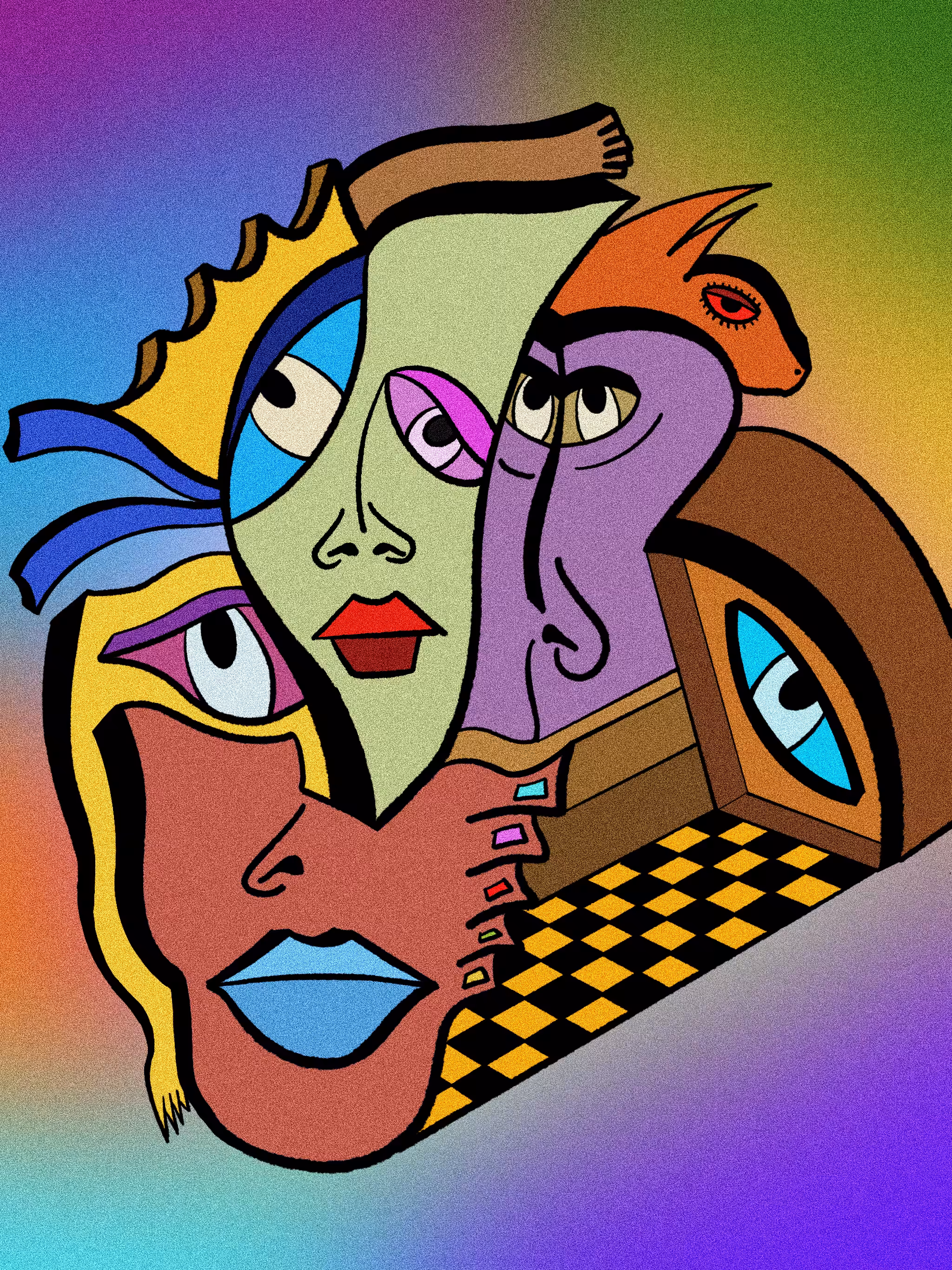 Abstract Friends