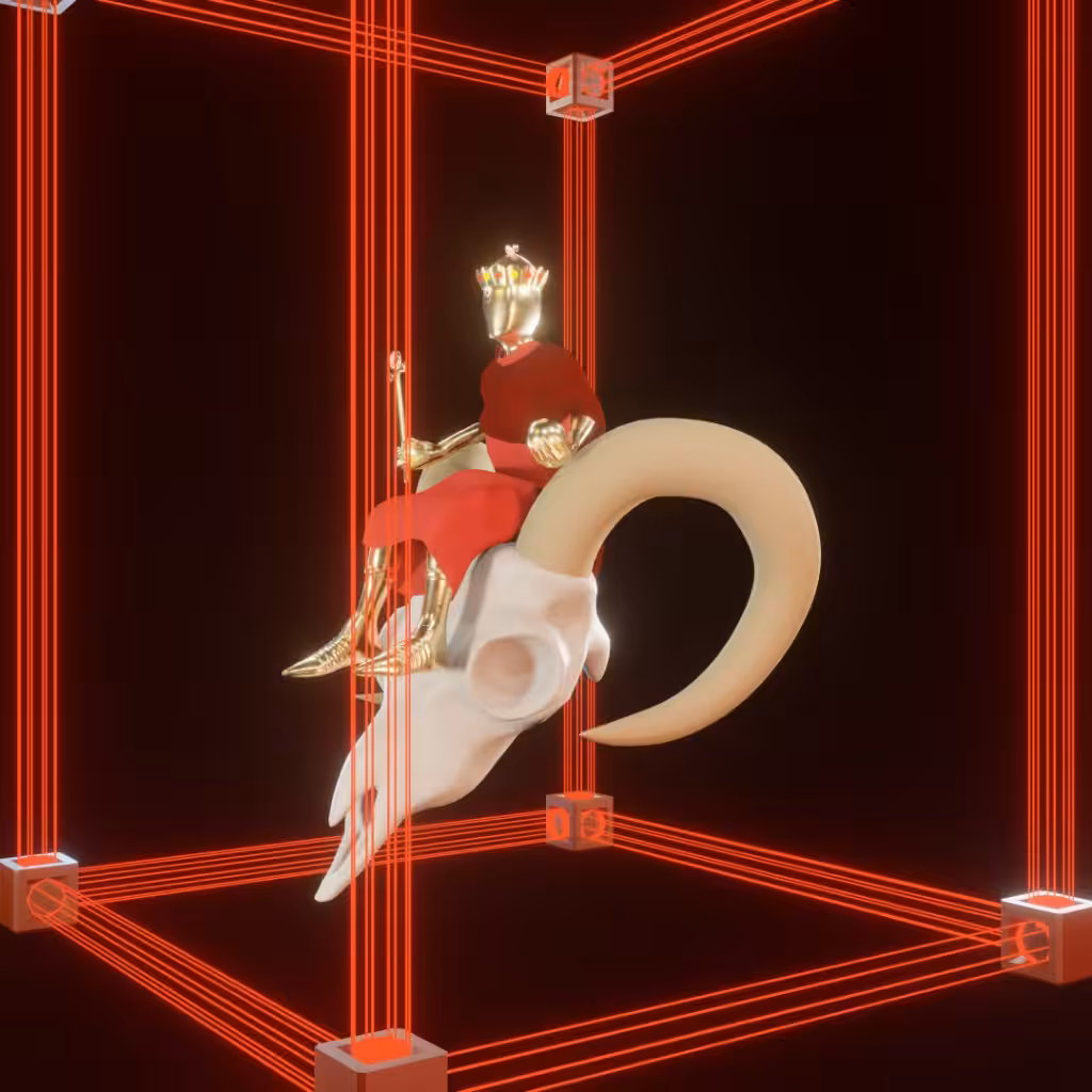 The Emperor - 3D Card