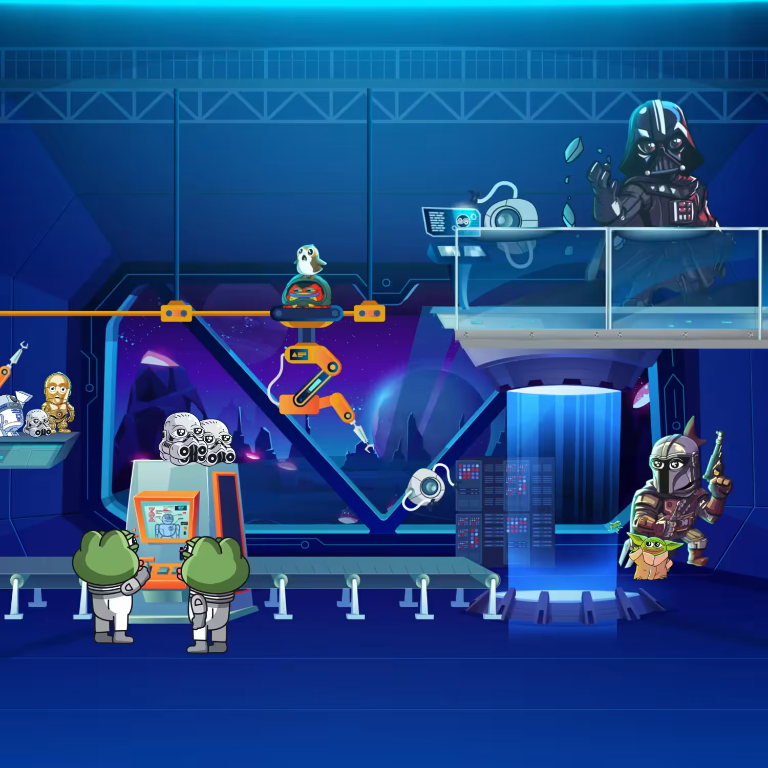 Pepetrooper Space Station