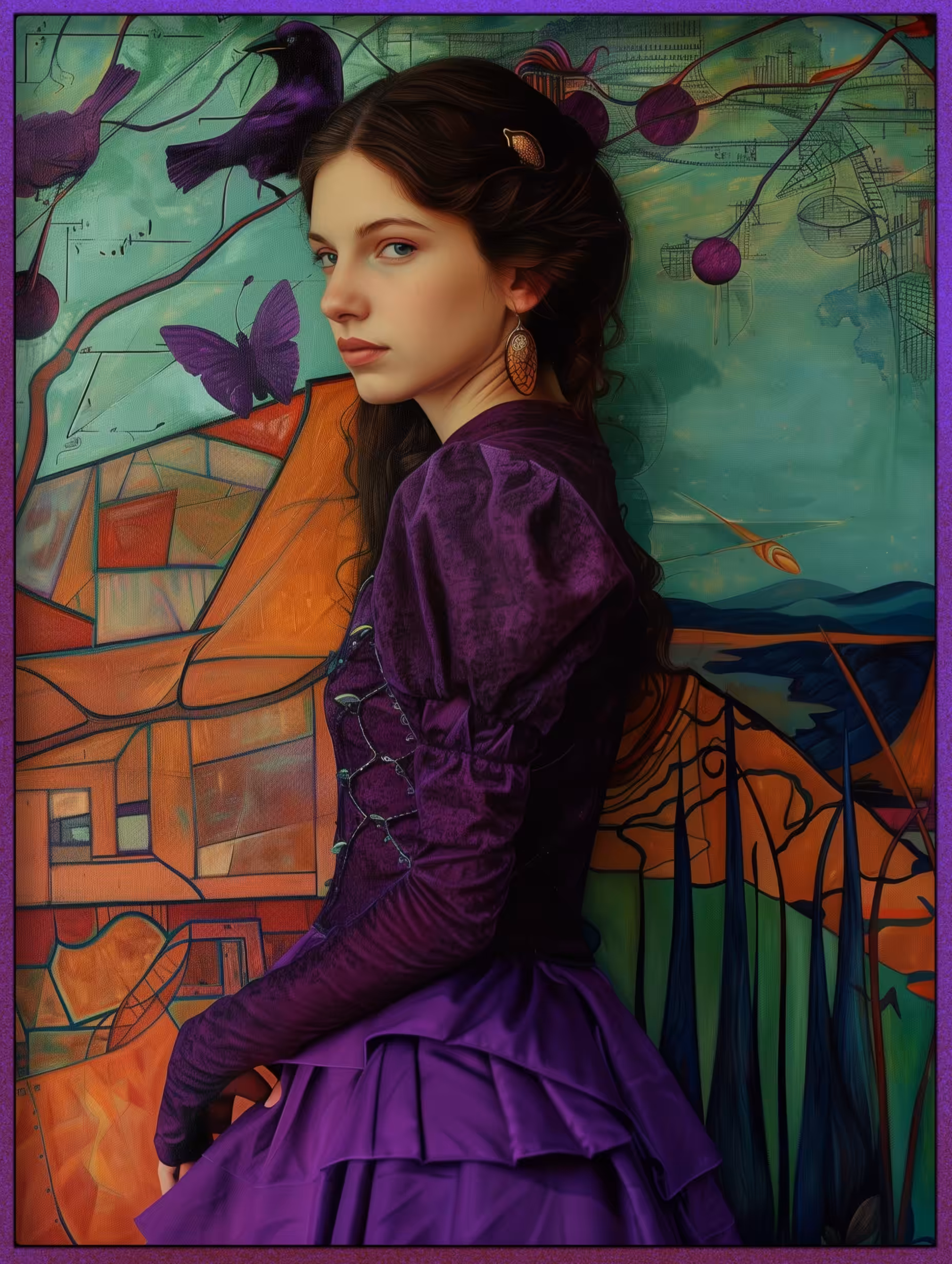 Portraits in Purple - Alexia