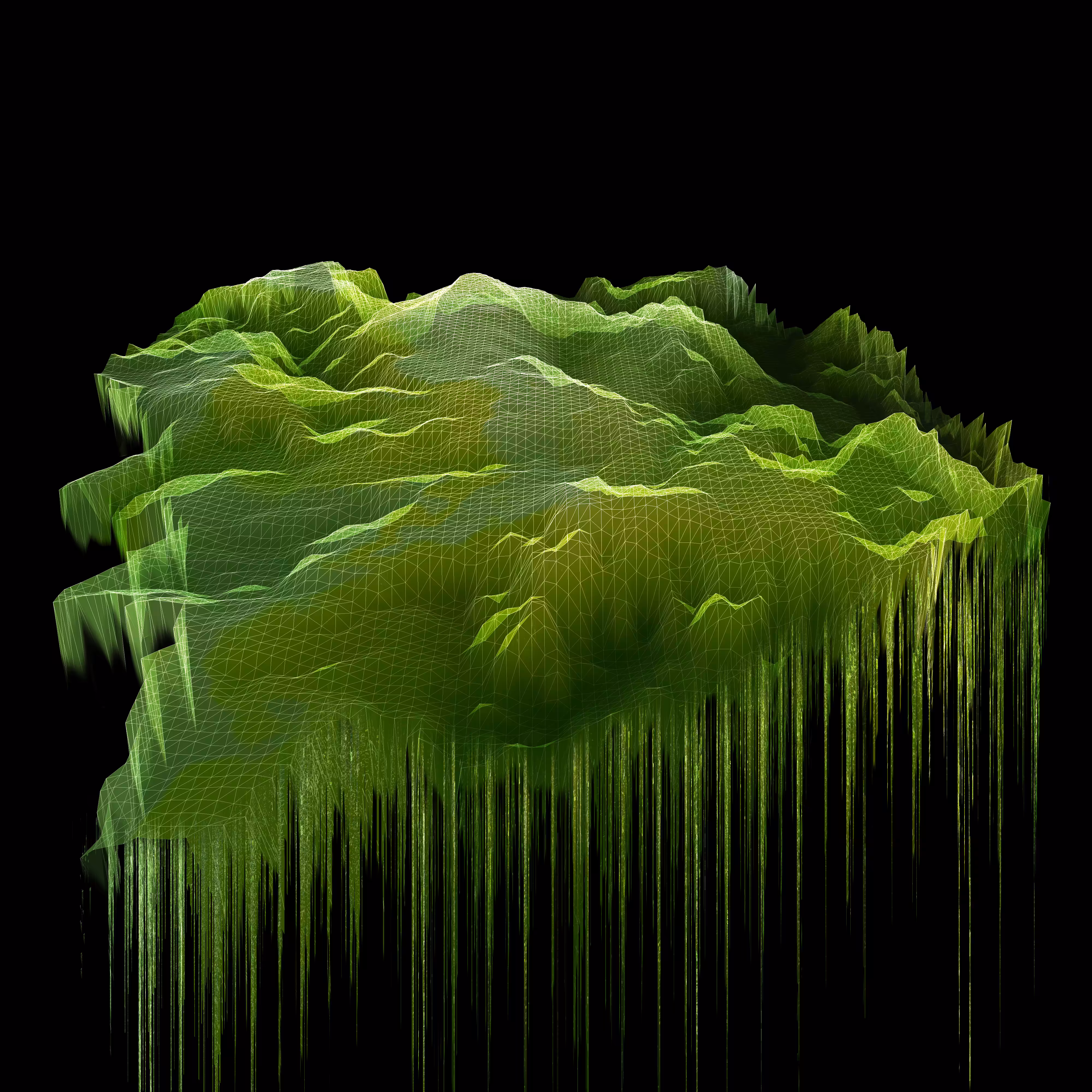 Metasurface Green Waterfall