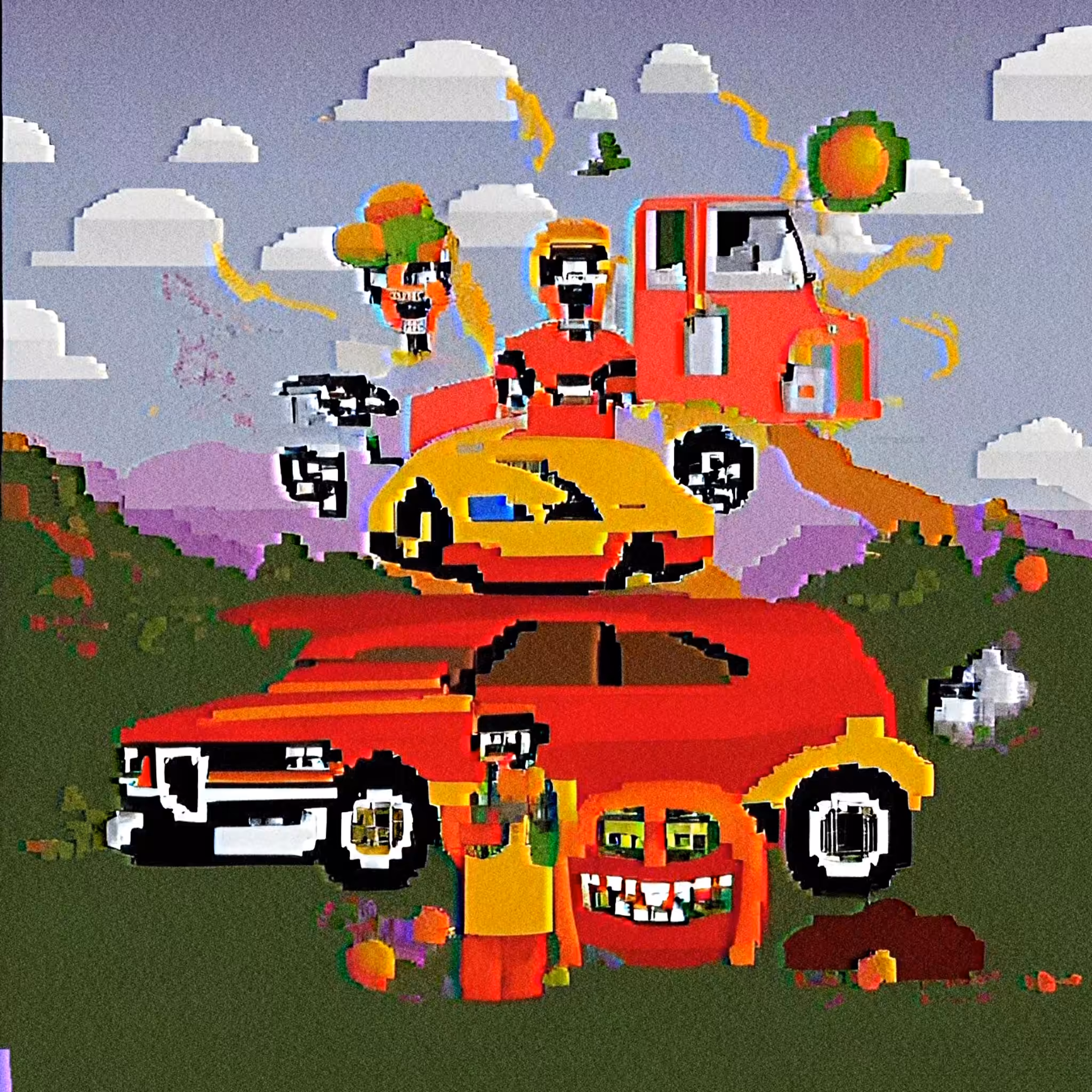 red car