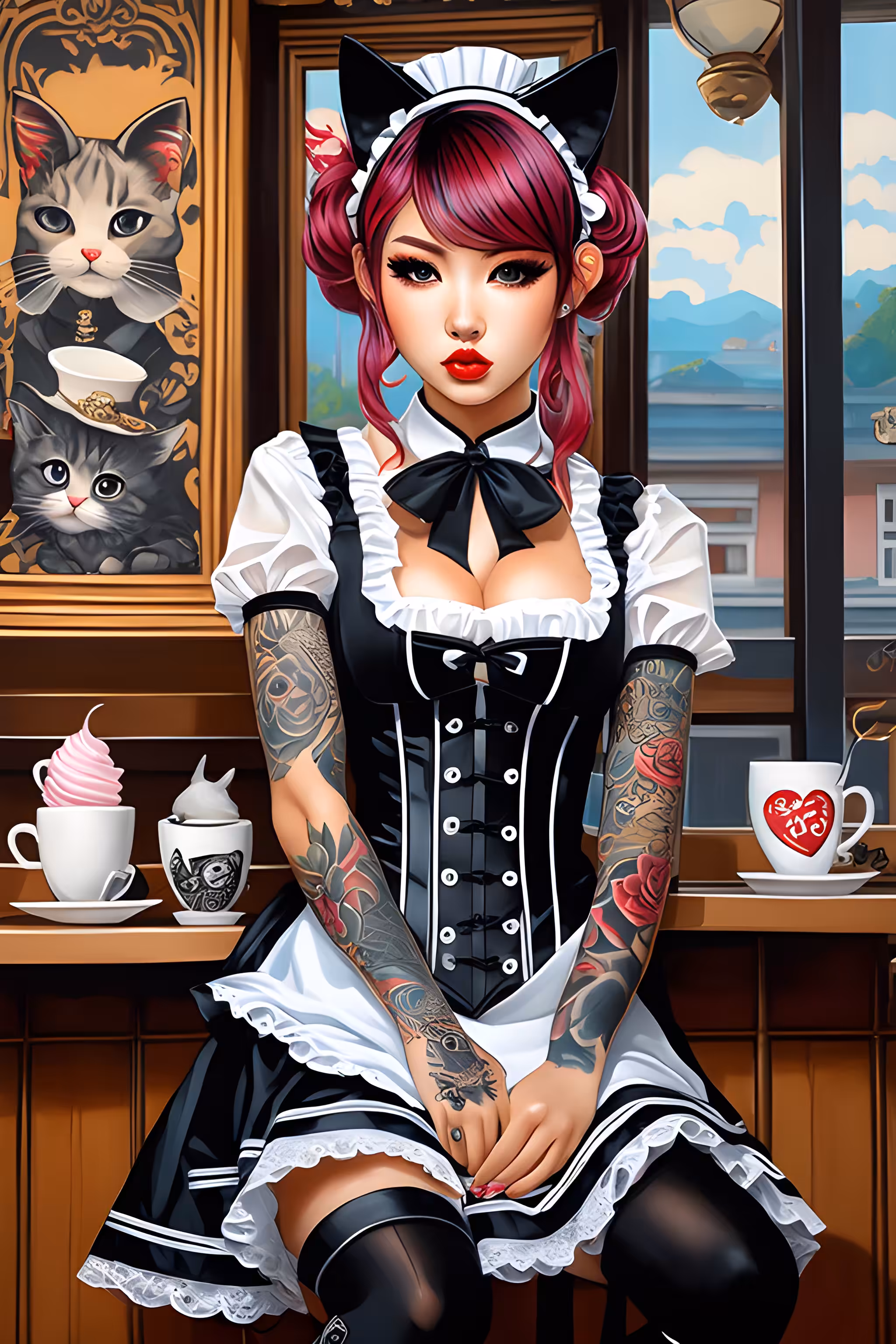 Tattooed Maid