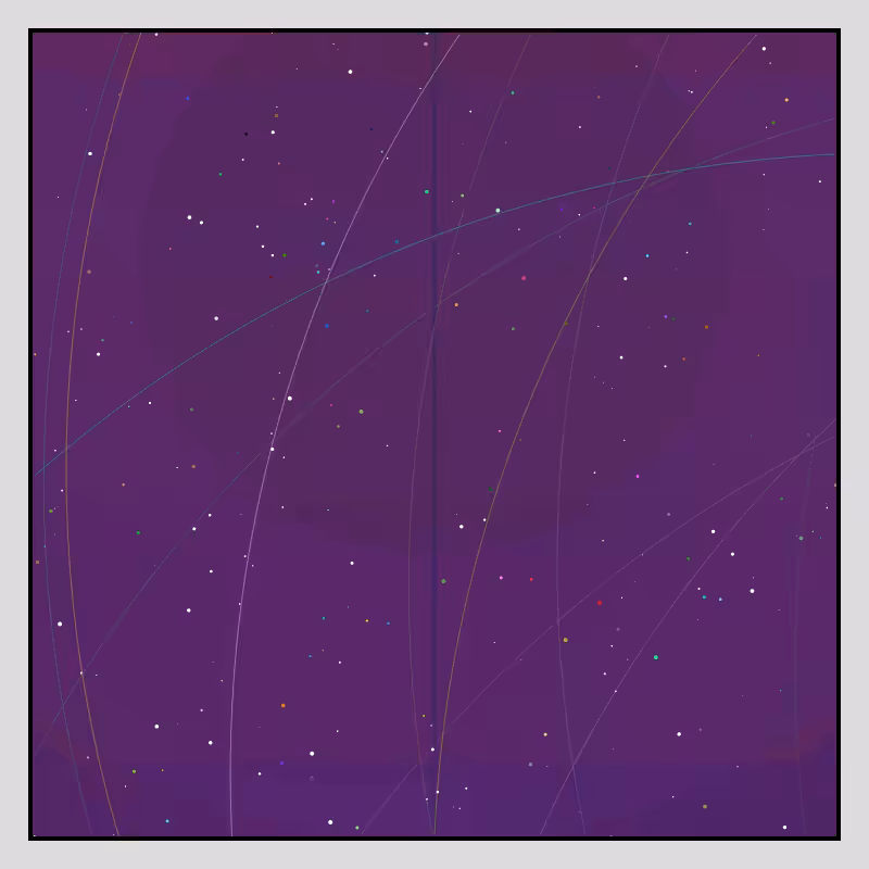 Color Field Starry B #231
