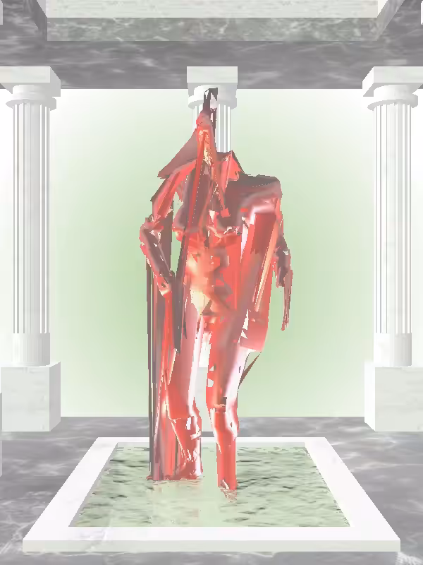 HeavenComputer: The Injured Bright Red Woman #4051
