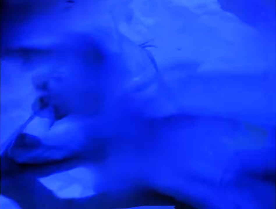 Blue body-print, part III