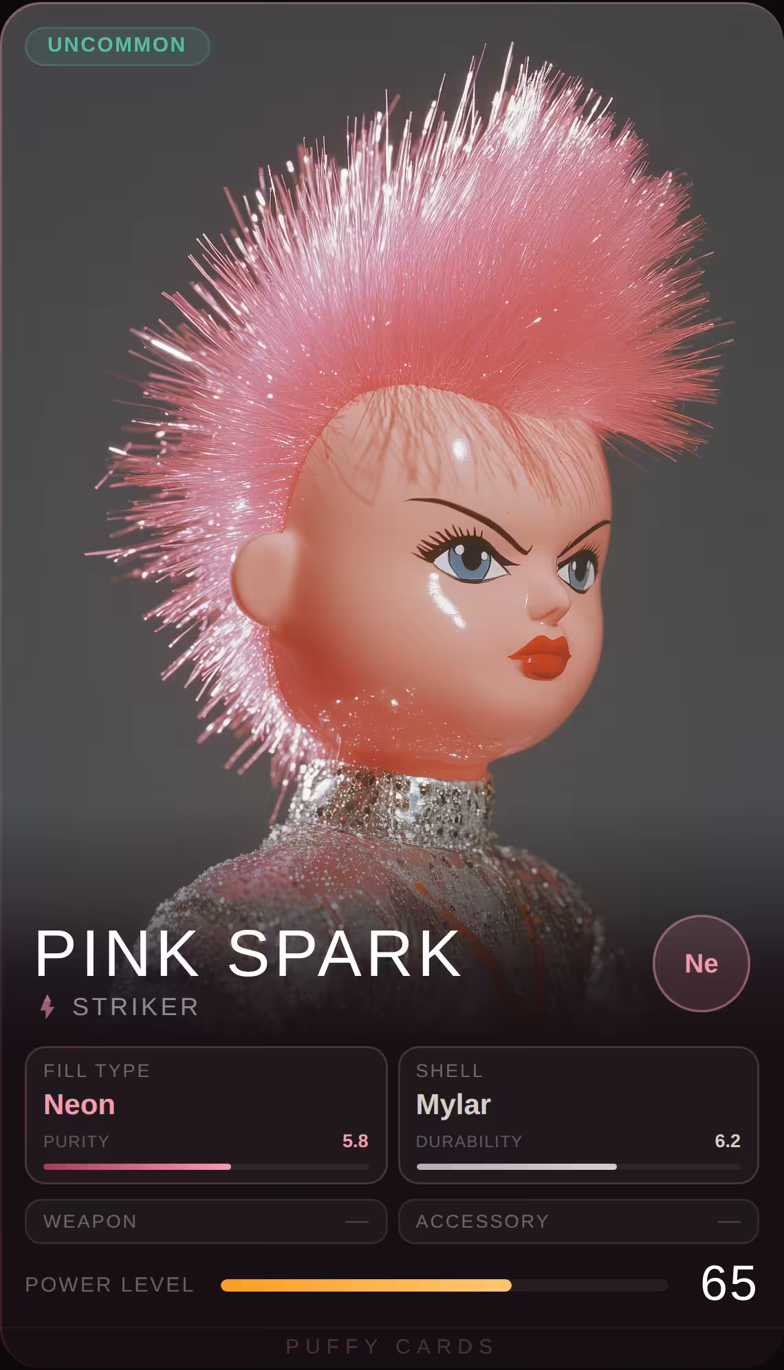 Puffy Cards: Pink Spark
