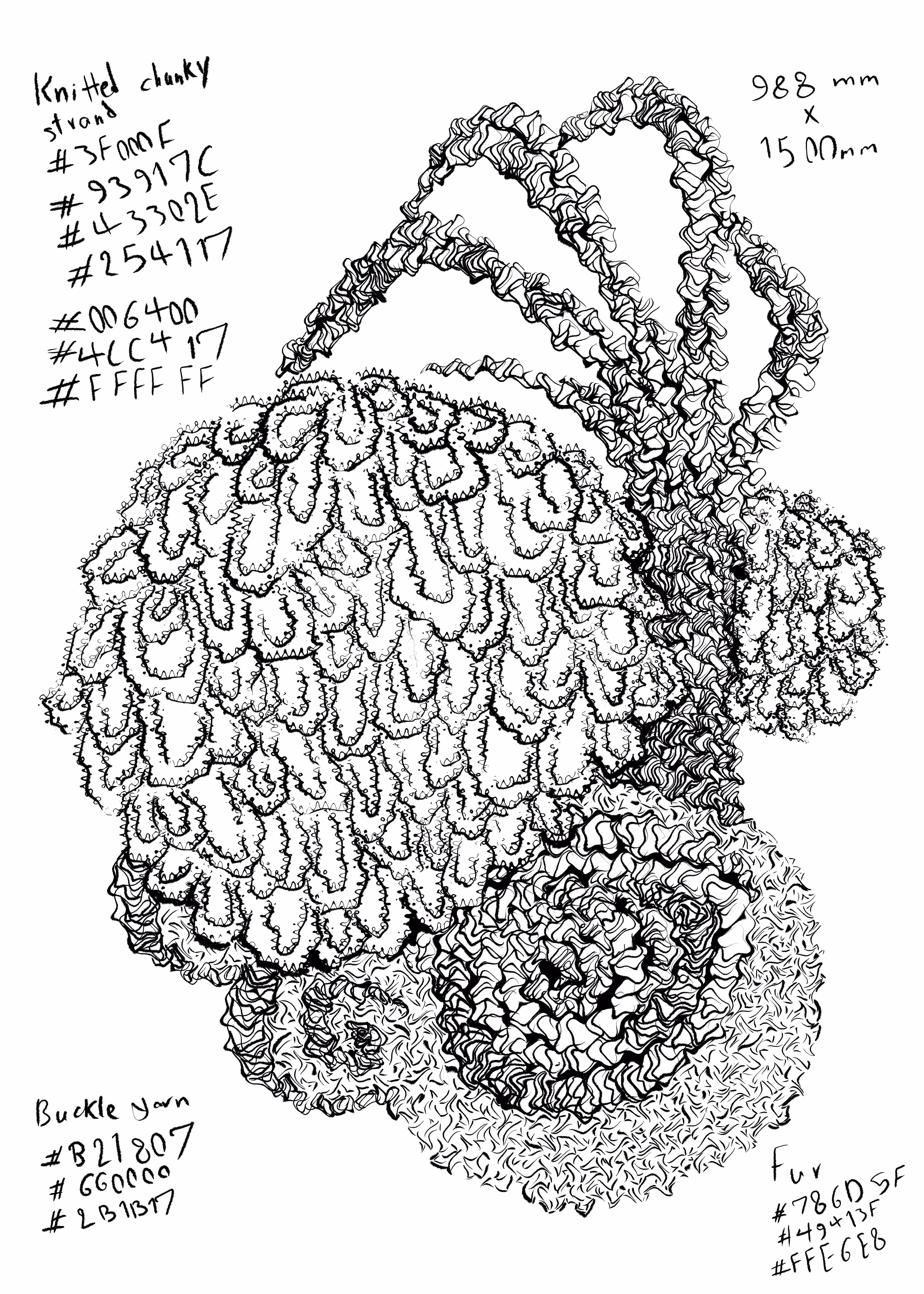 Woven sketch VI
