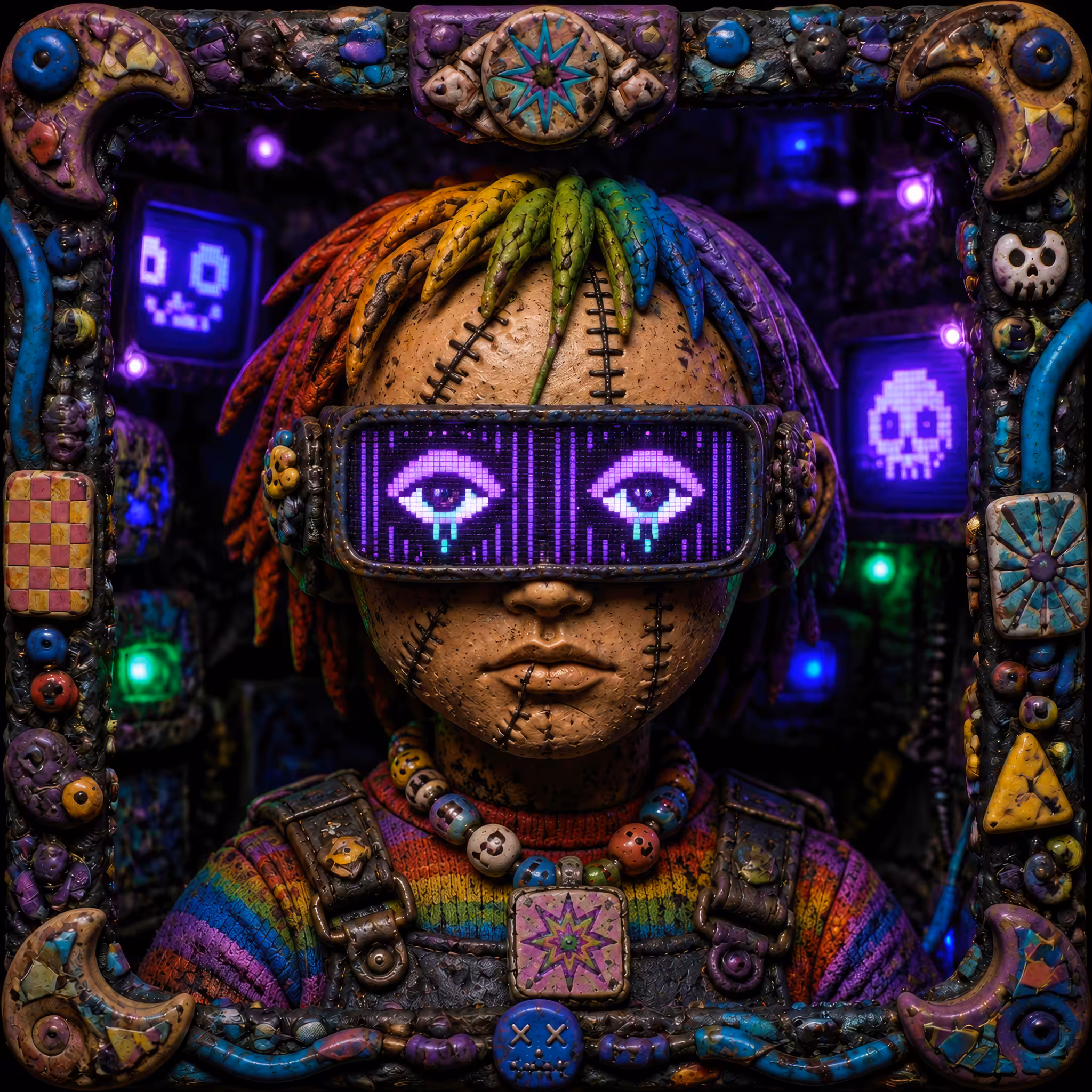 Acid Punks: 64 Bits of Clay Emulation #62