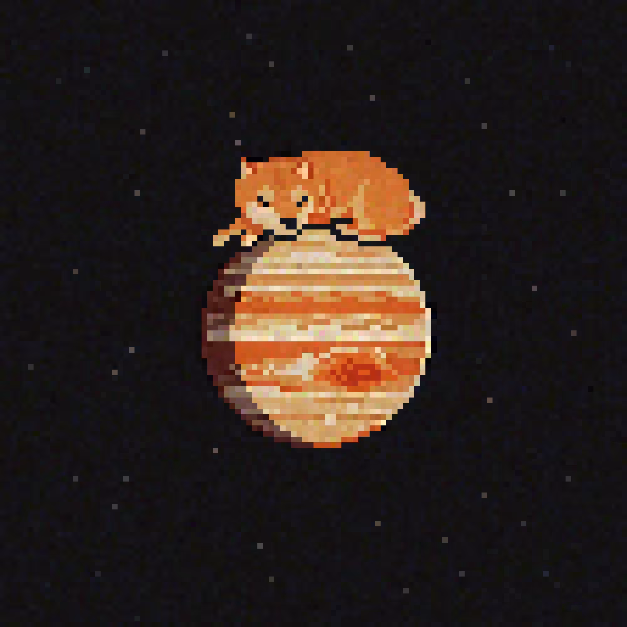 Dreaming Doge #12: 木星の眠そうな犬 (Sleepy Dog on Jupiter)