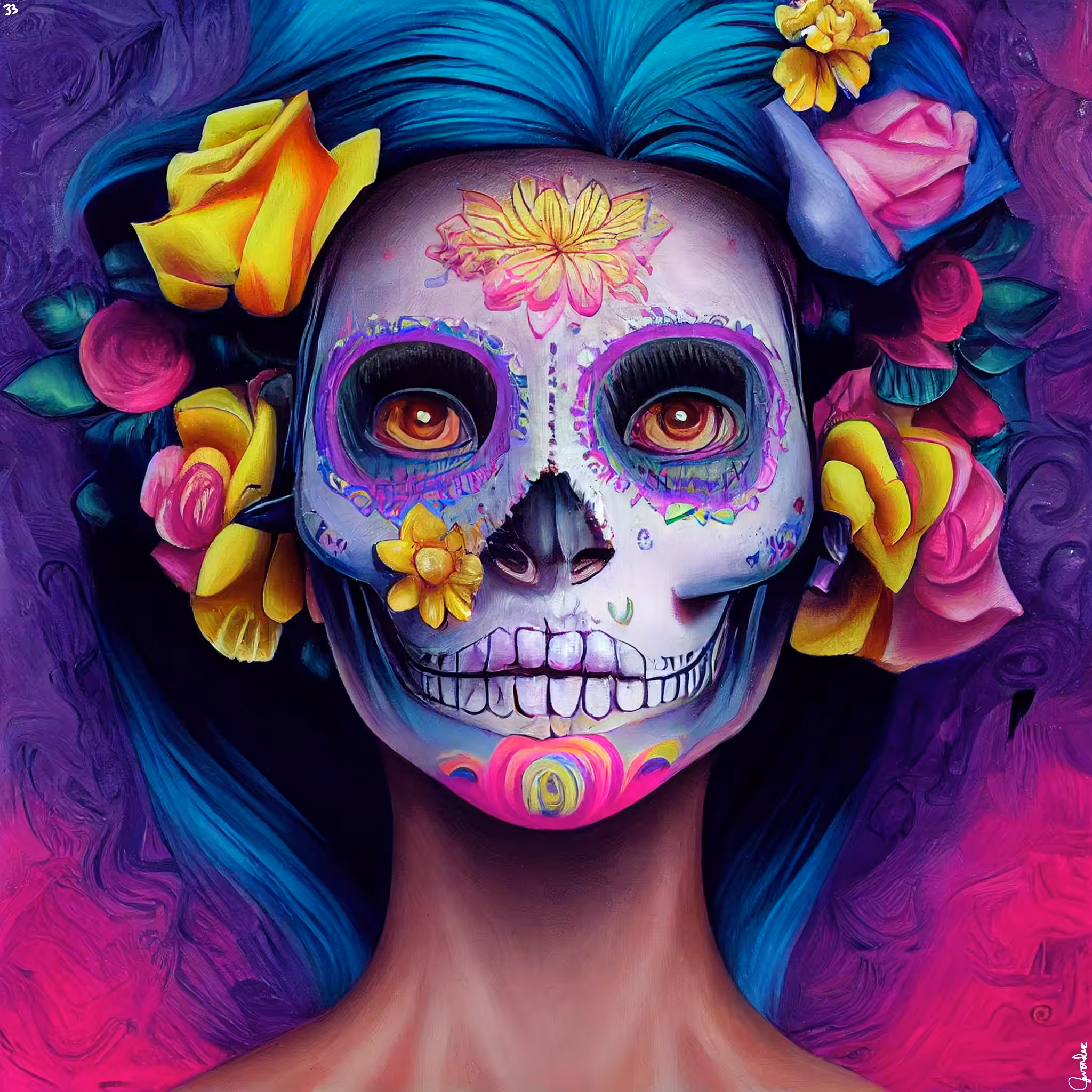 sugar skull #33