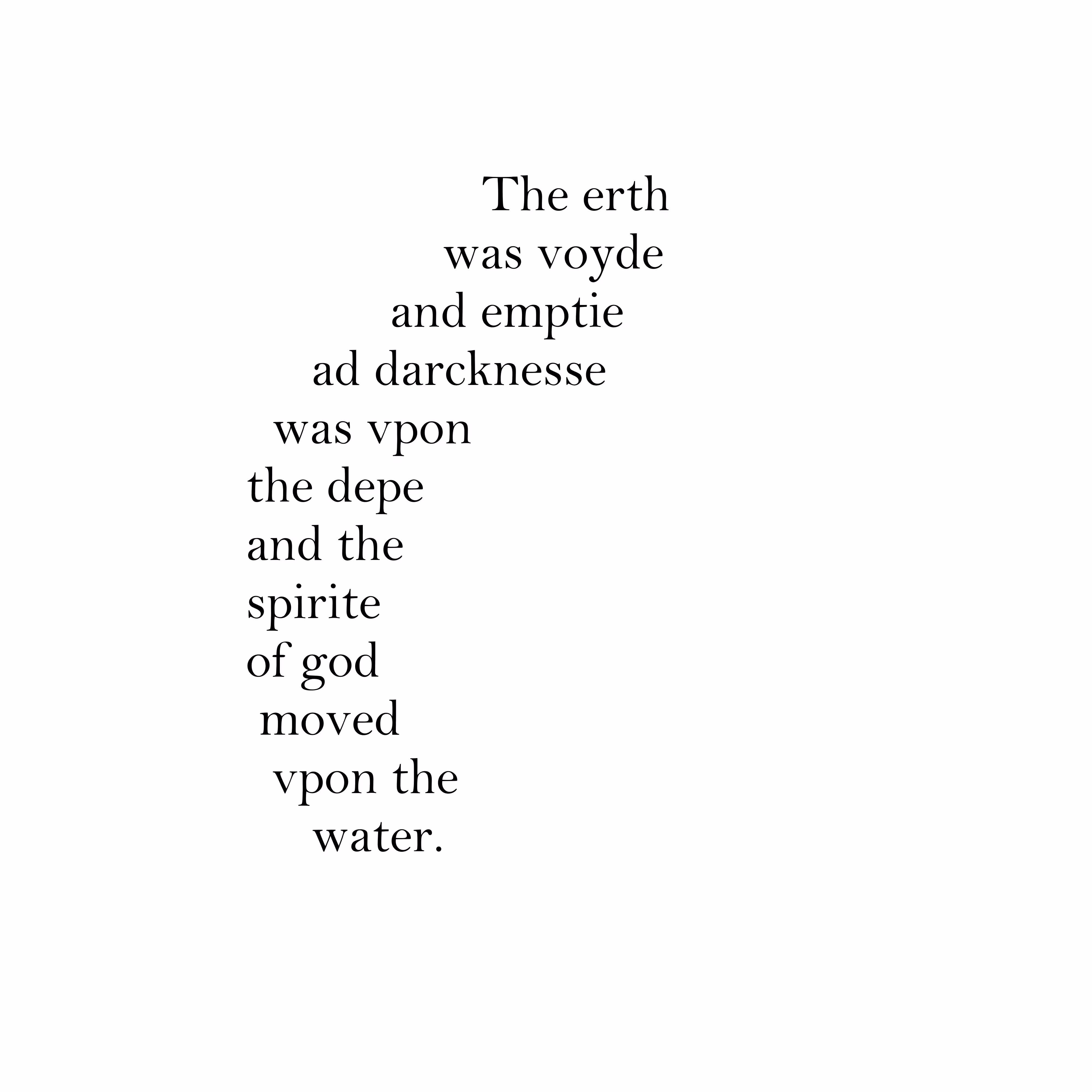 Tyndale's Genesis