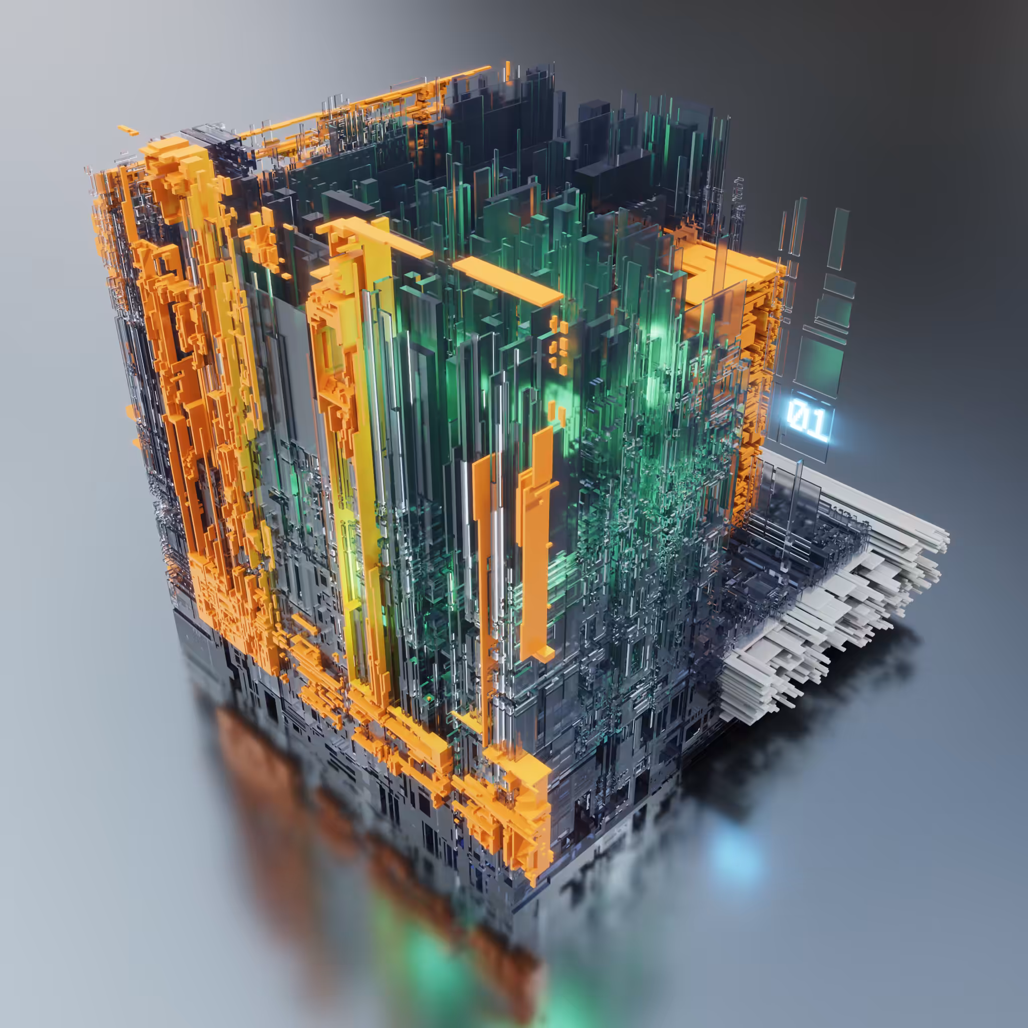 Shattered Cube #01