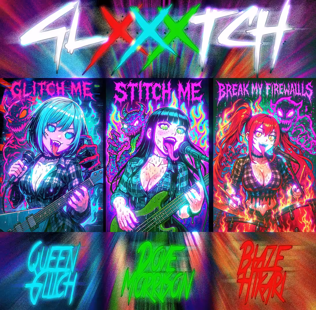 "Glitch Me/Stitch Me" - The GLXXXTCH Girls