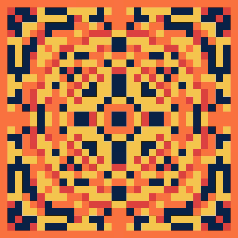 Pixel Mandala #57