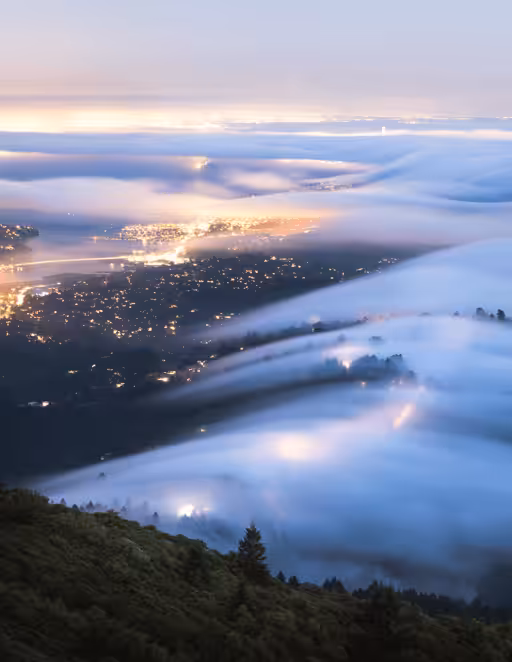 Dusk over San Francisco