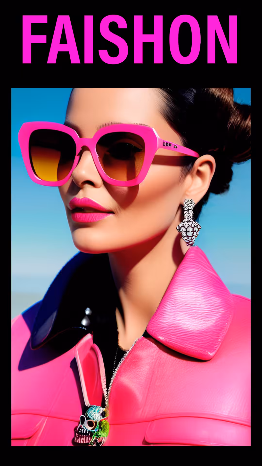 FAISHON 12 - AI Fashion Magazine Cover