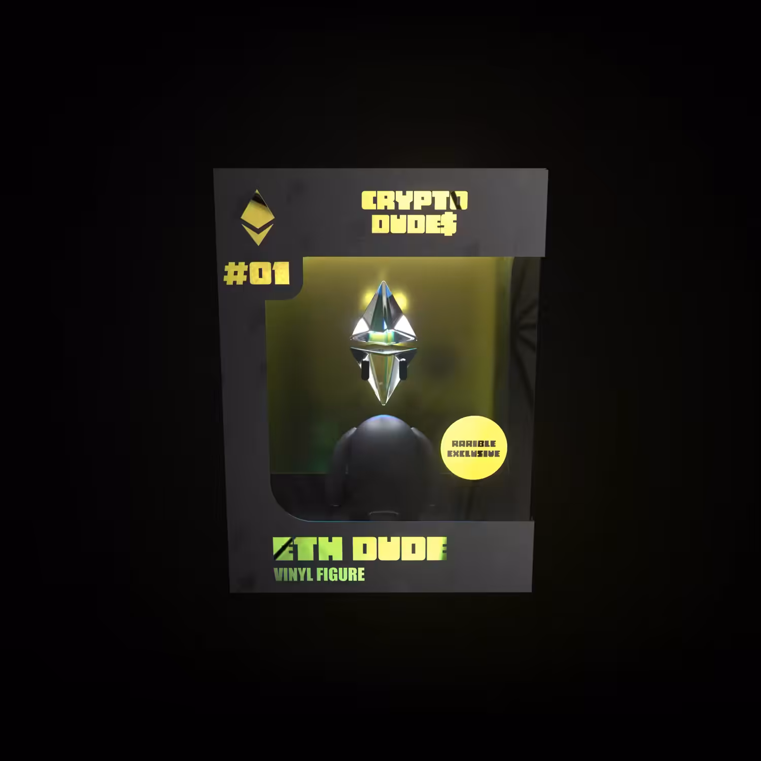 #01 ETH DUDE – RARIBLE EDITION [CRYPTO DUDE$]