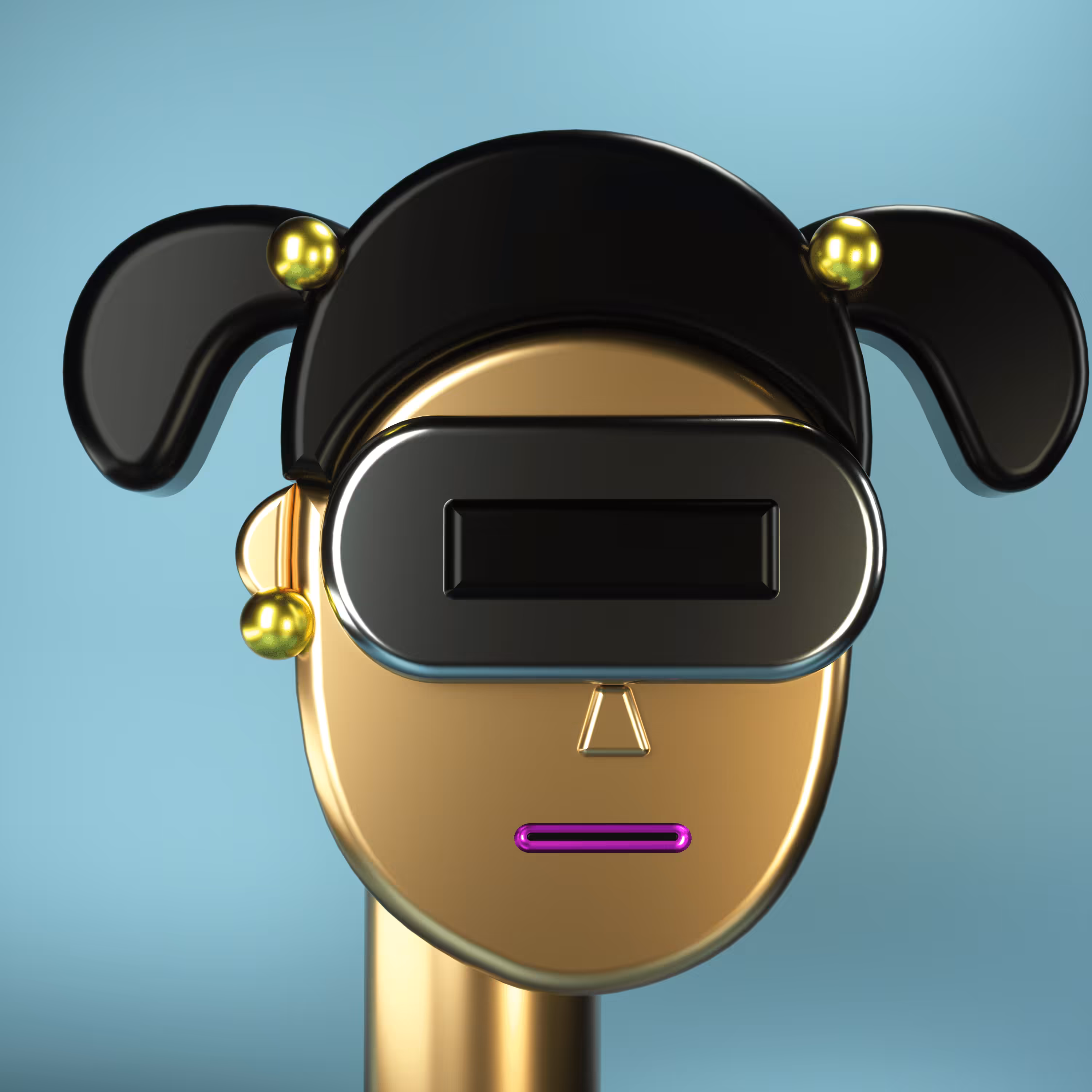 3D Chrome Punk #0990