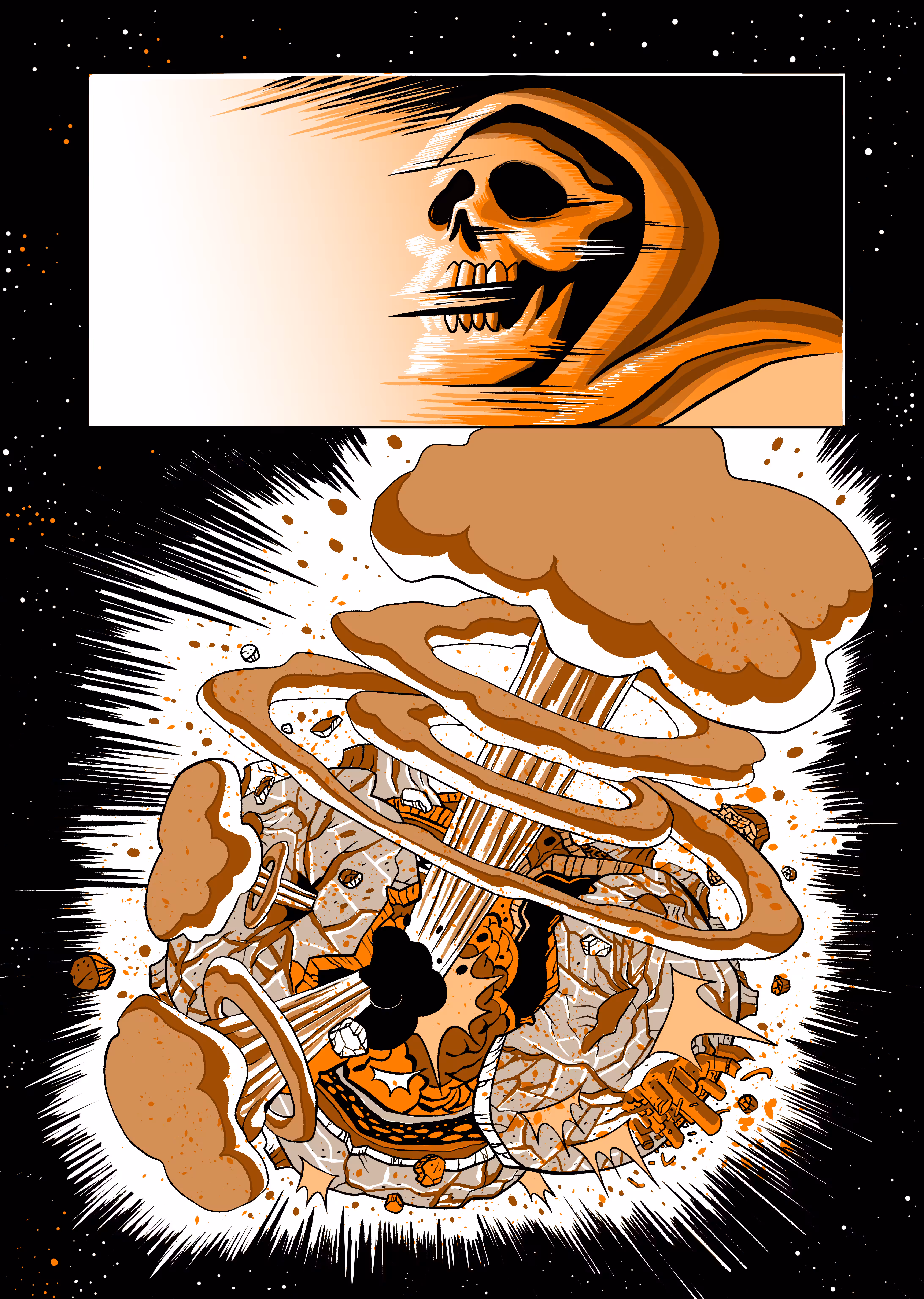 Captain Death - Original page 177