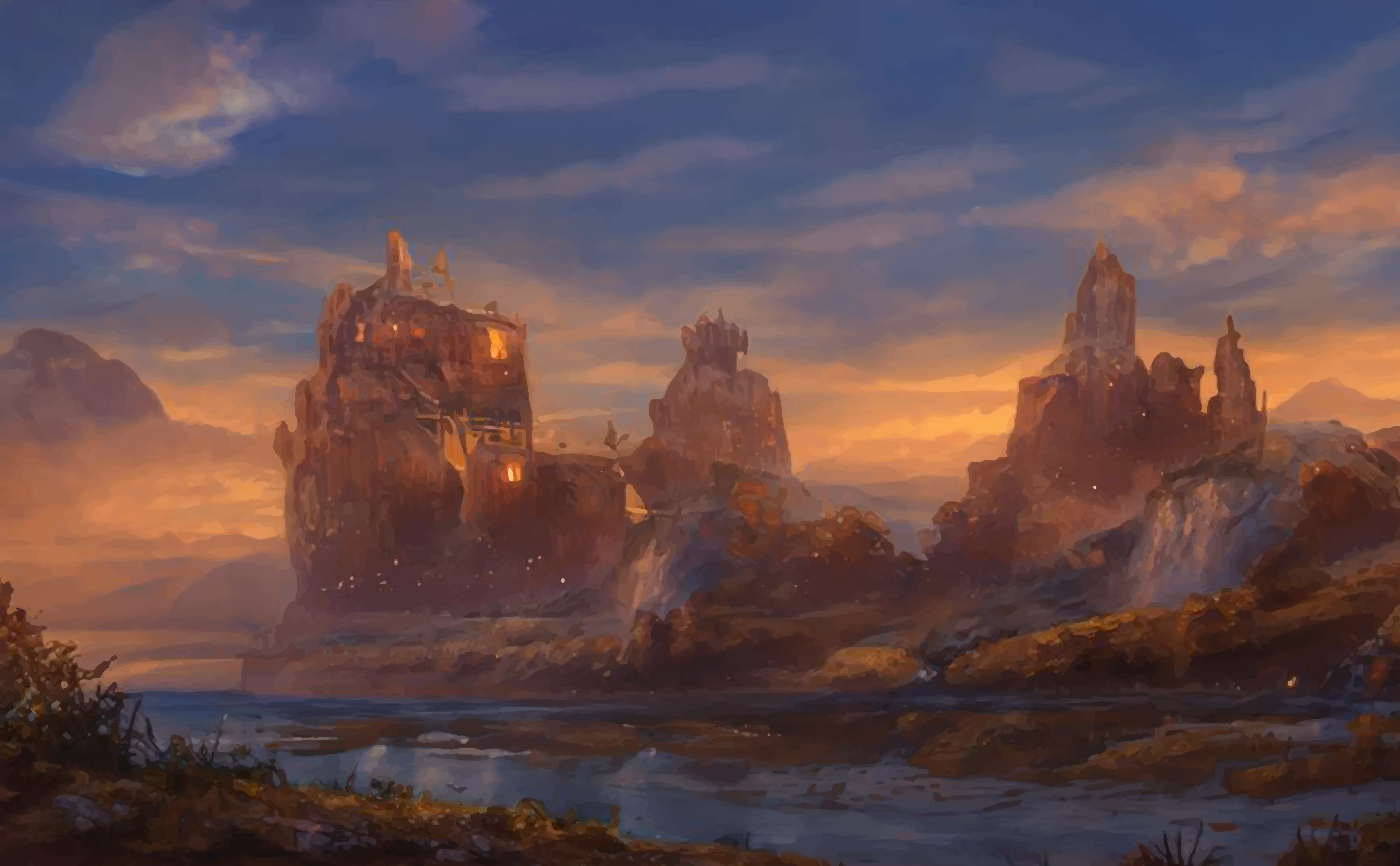 Mountain village