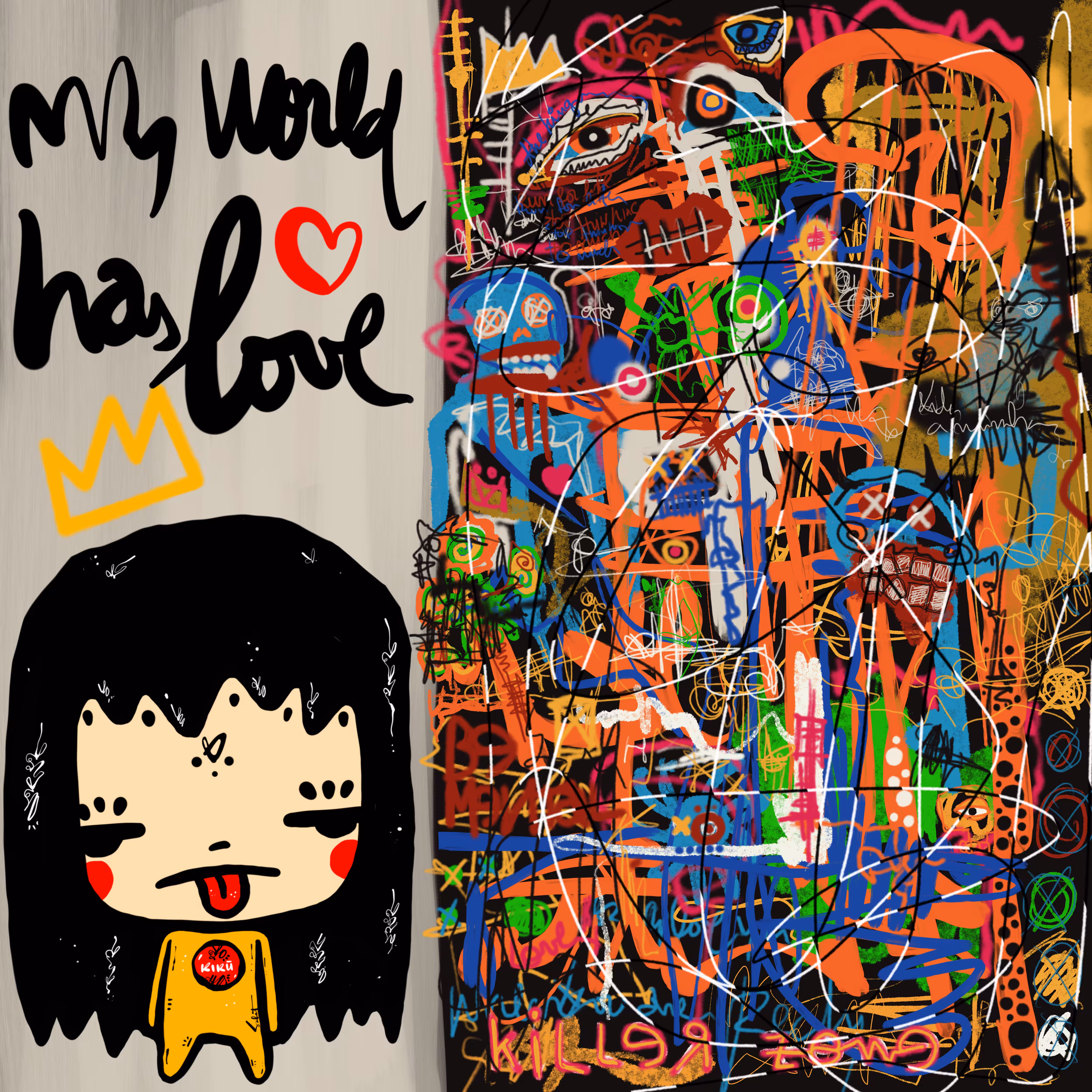 MY WORLD HAS LOVE 2022 FREAKJESUS X KIKU’S WORLD by SABET