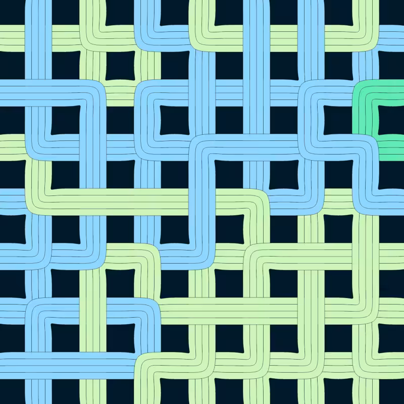 Bézier Truchet #34