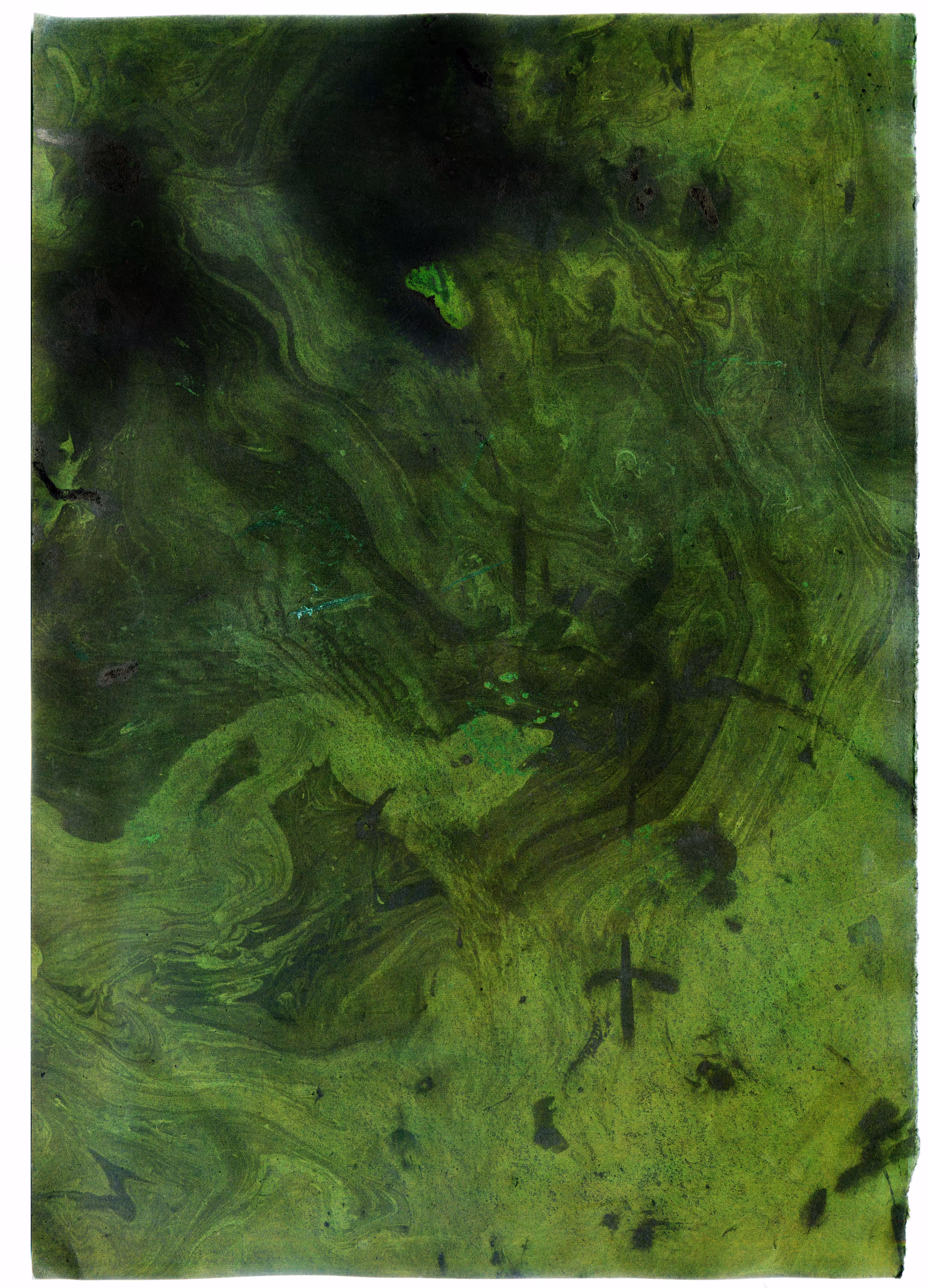 untitled waste ink form #17, 2021