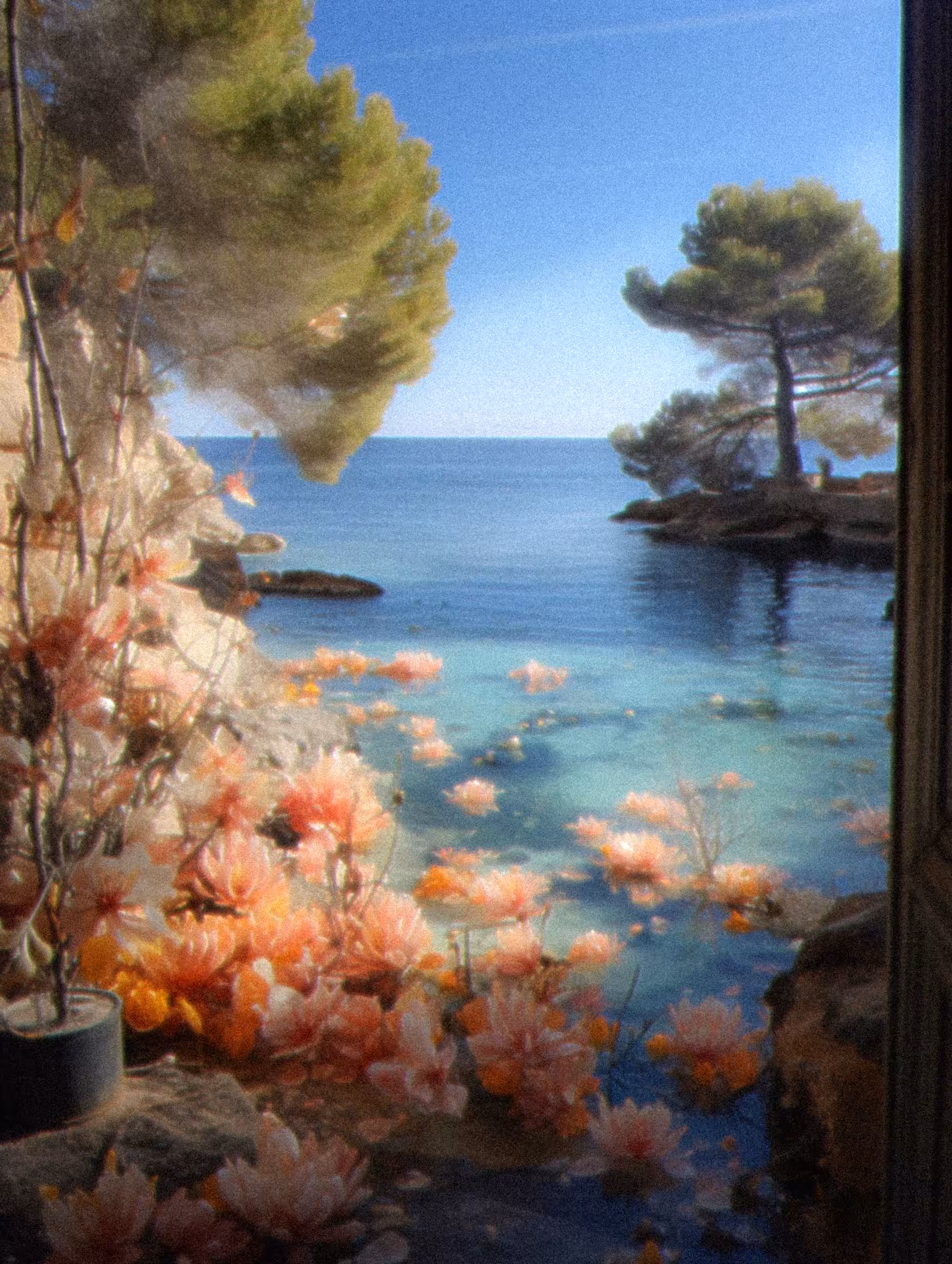 In the silence of flowers 