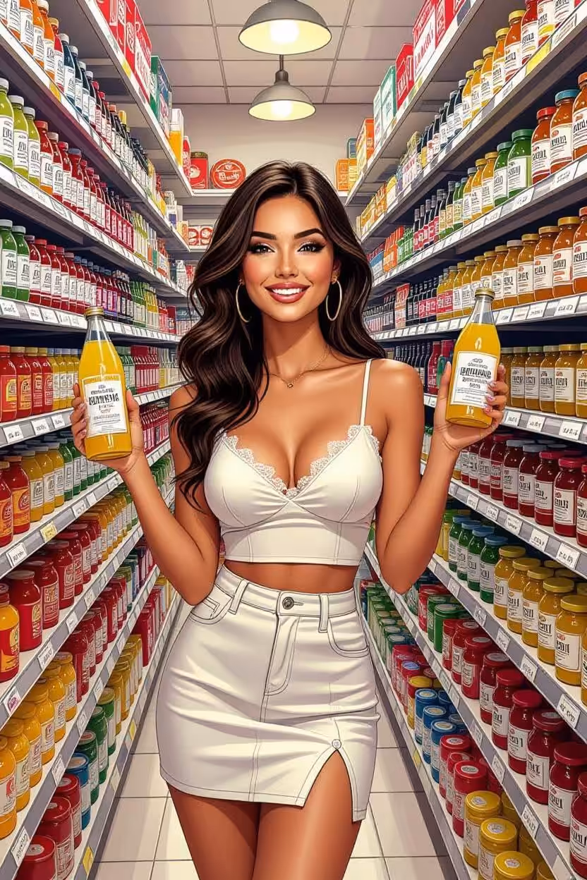 Lady in the store