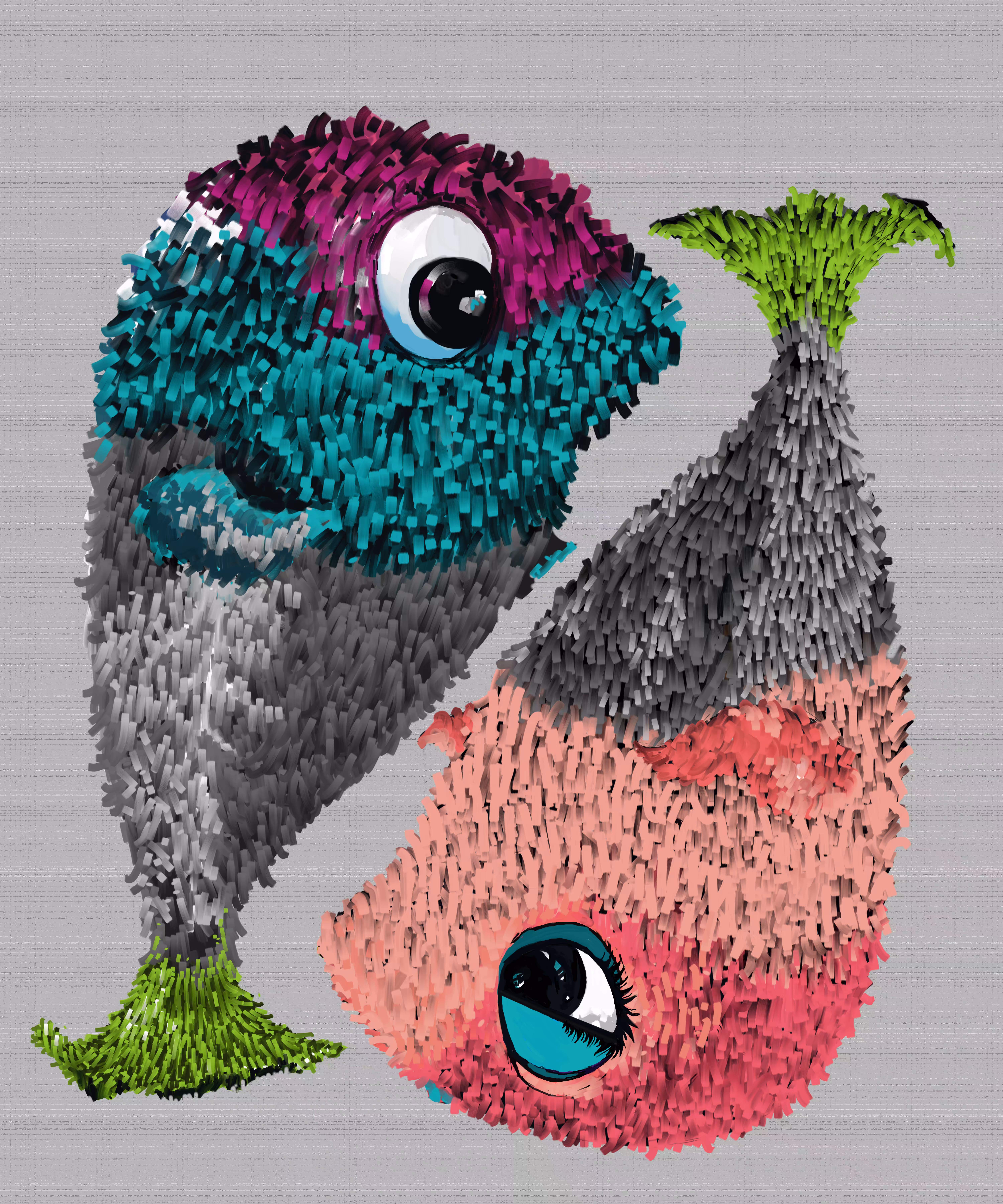 Monster 045,046 : Mr. & Ms. PLA2