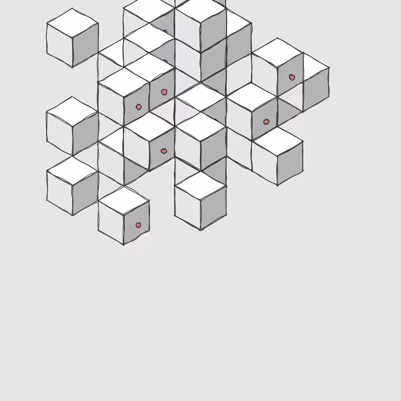 Hand drawn Voxels #10