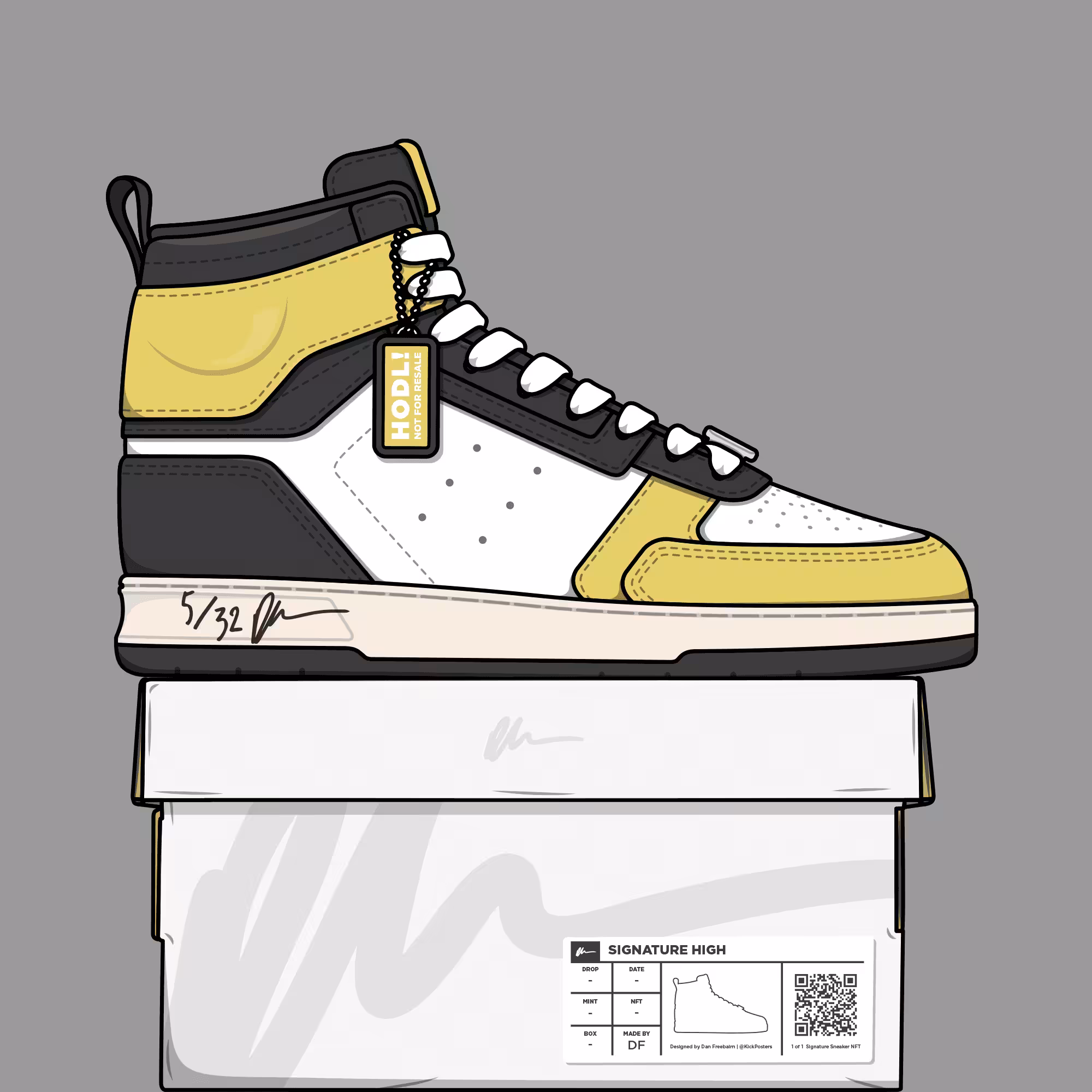 Signature Sneaker High 'Spectrum' - #5