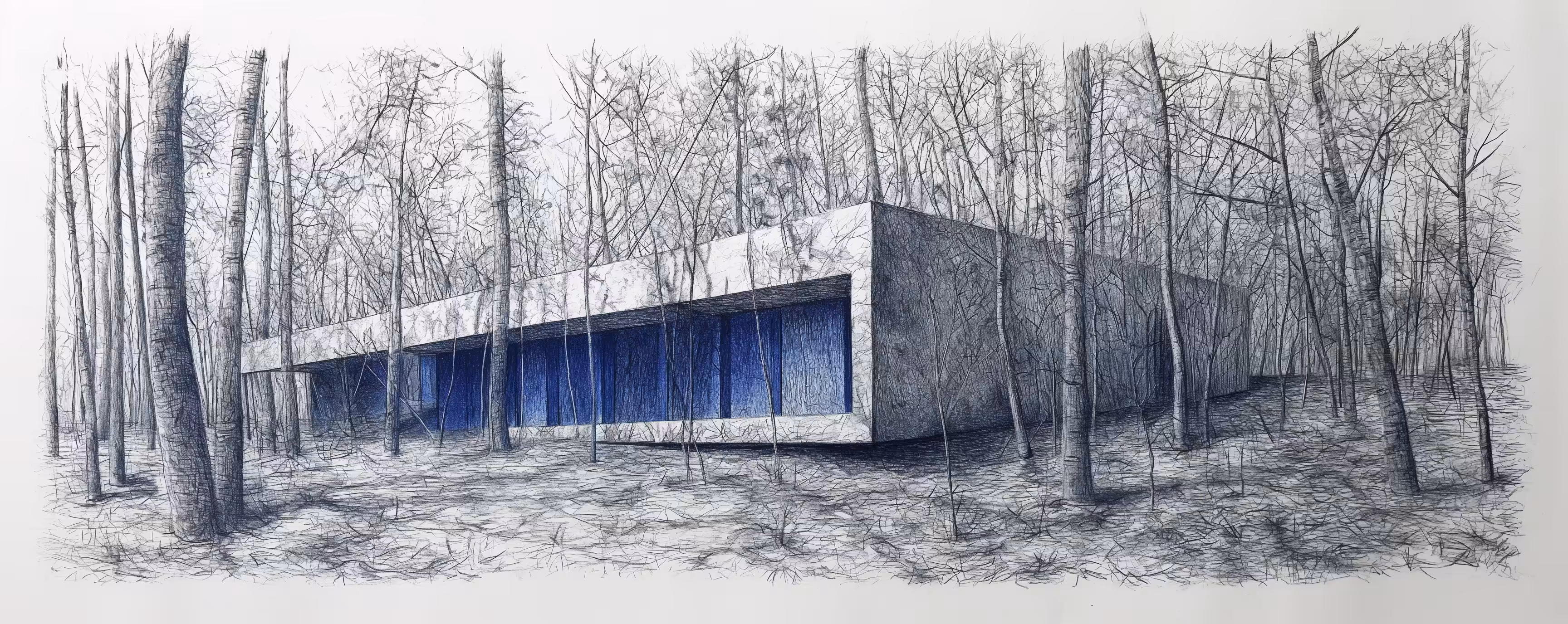 Imaginary Architecture: Architectural Sketch 36