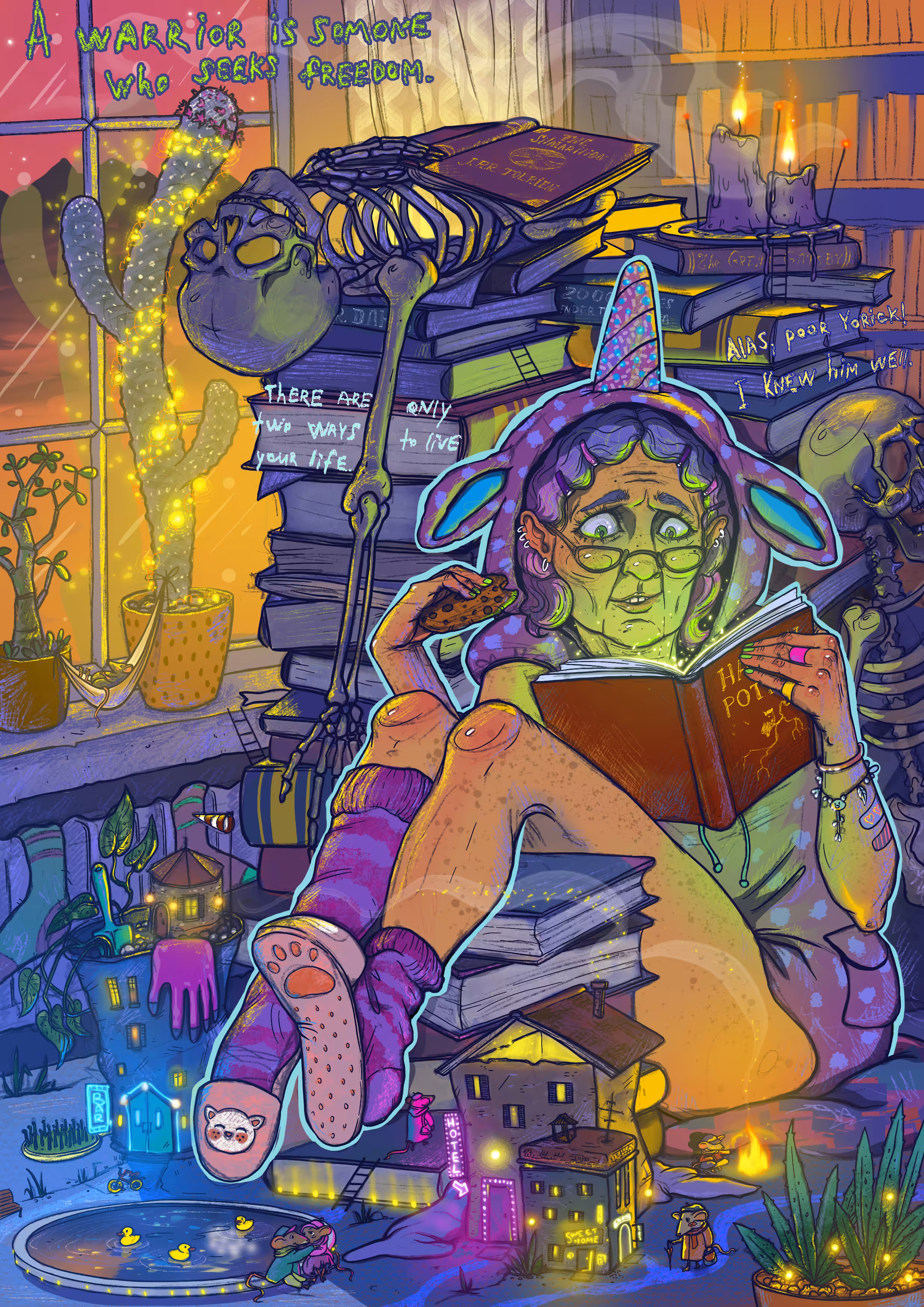 When I grow up. Books.