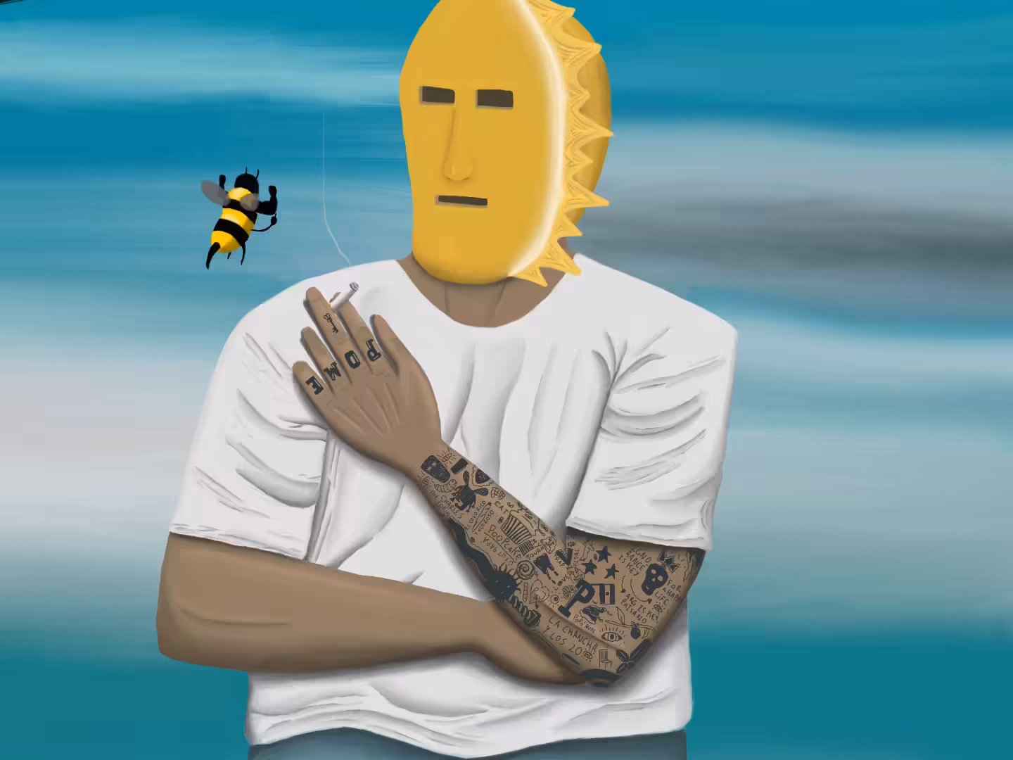 Sol De Mayomelo and Sebastian The Scary Fokin Bee