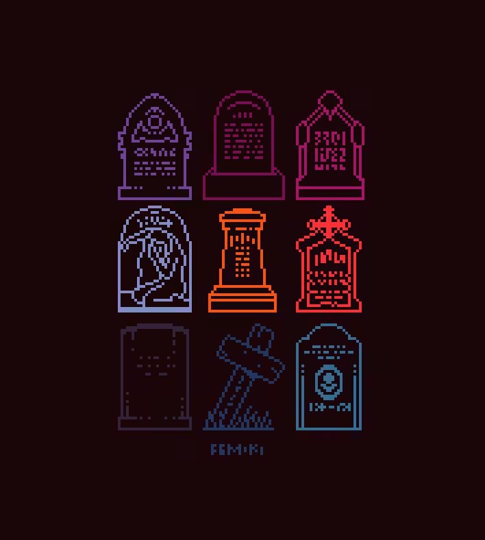 colourful forever resting places