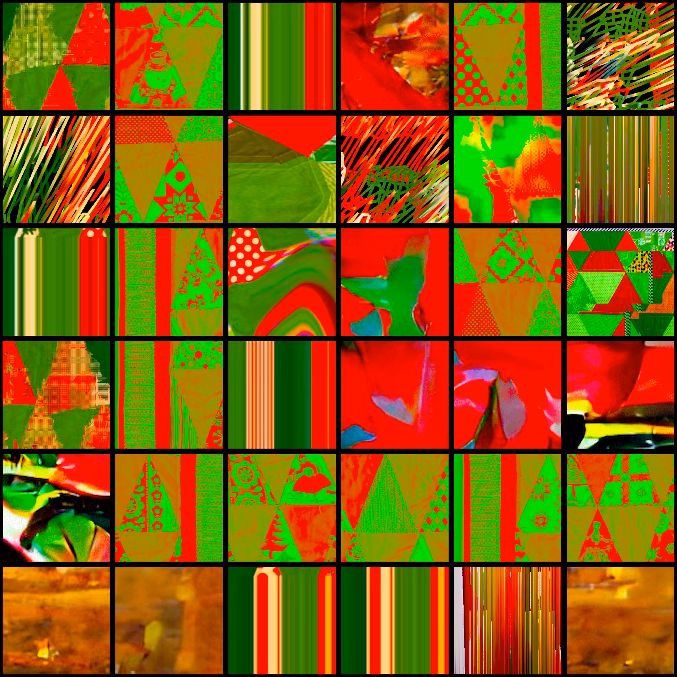 Retired Christmas Glitch Quilt Squares 2021.17
